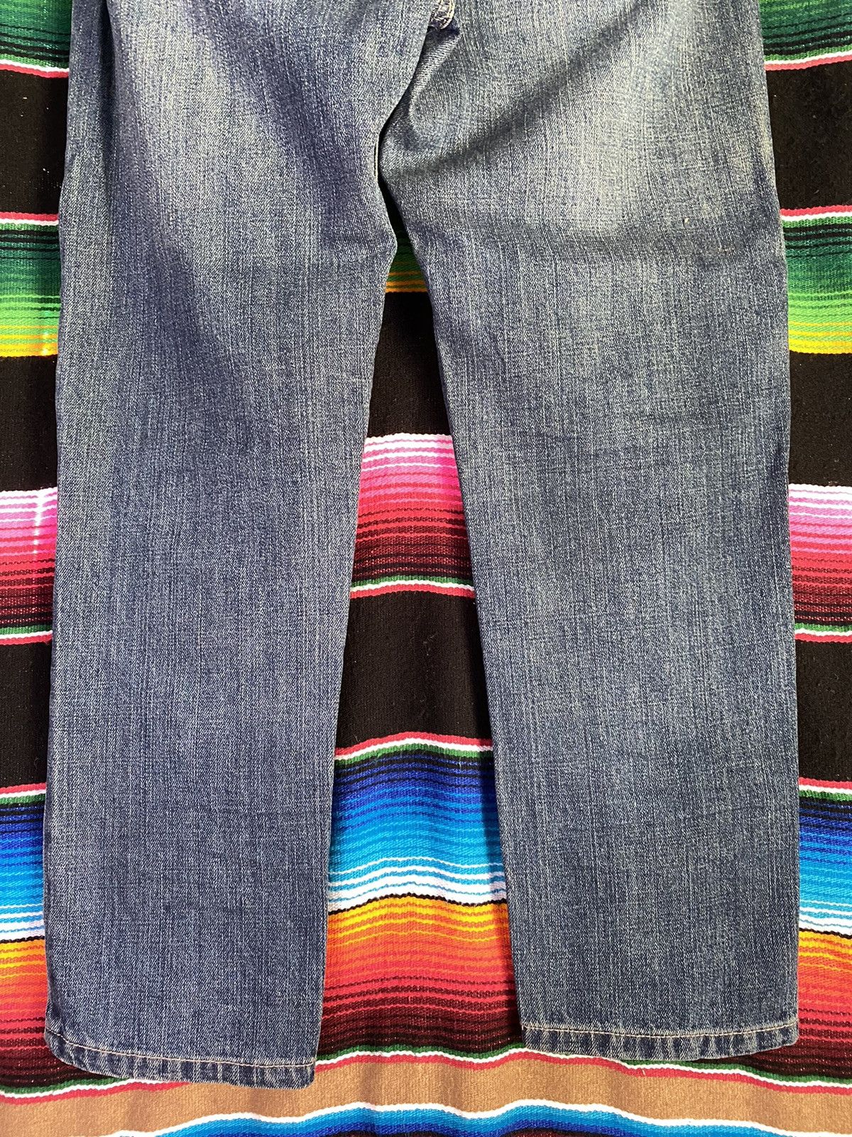Japanese Brand × Vintage Raw Patch Work Very Rare Denim Size US 31 - 7 Thumbnail