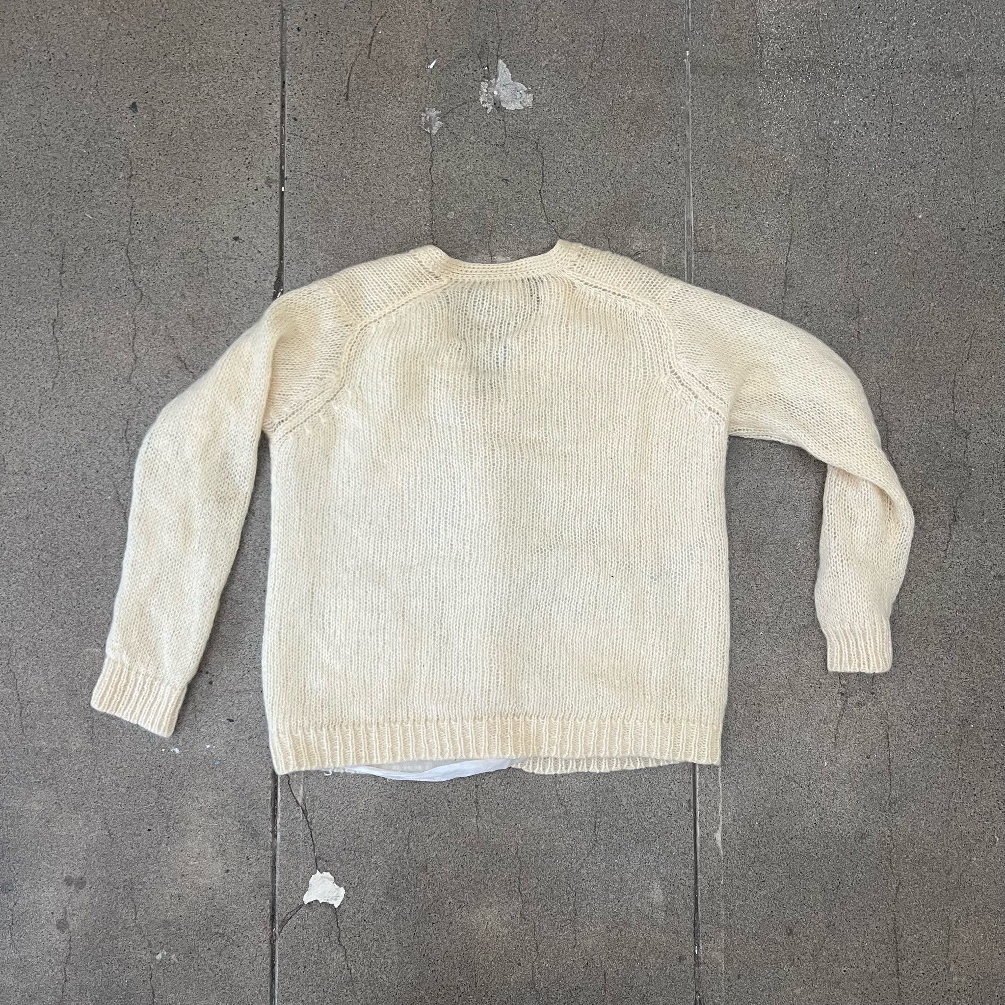 Vintage Vintage 60's Mohair cardigan with cute little pockets Size US L / EU 52-54 / 3 - 2 Thumbnail
