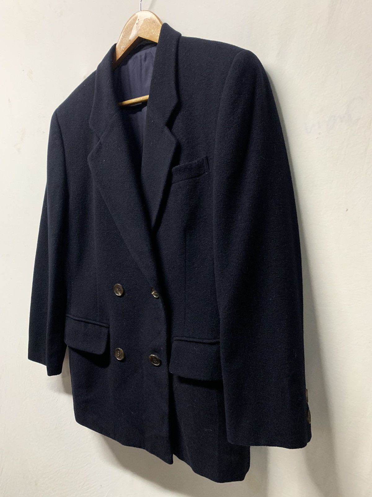 Burberry Vintage Burberry Wool Double Breasted Blazer Jacket Size M / US 6-8 / IT 42-44 - 2 Thumbnail