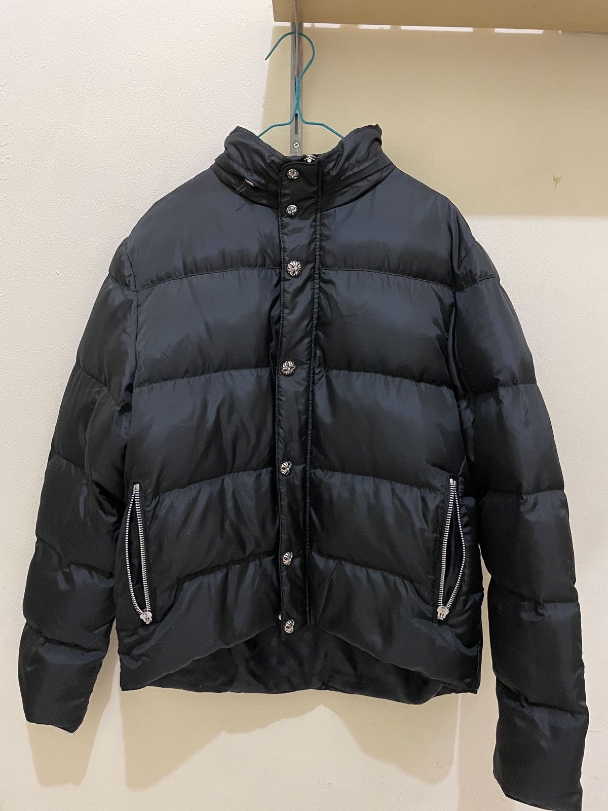 Chrome Hearts chrome hearts puffer jacket | Grailed