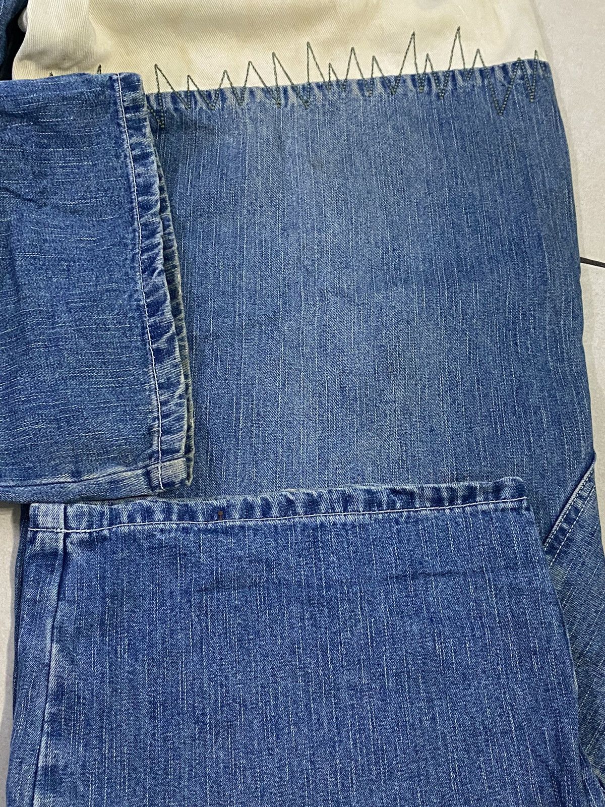 Phat Farm × Vintage Vintage PHAT FARM Denim Jeans Rare Design Old Skool Style Size US 38 / EU 54 - 8 Thumbnail