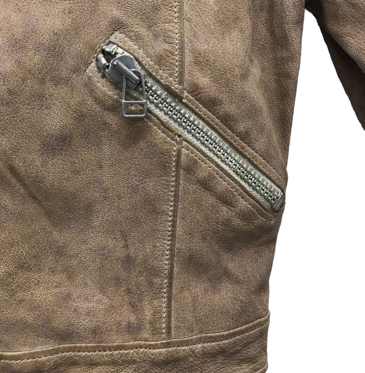 Japanese Brand NUMBER ONE LEATHER JACKET Size US S / EU 44-46 / 1 - 5 Thumbnail