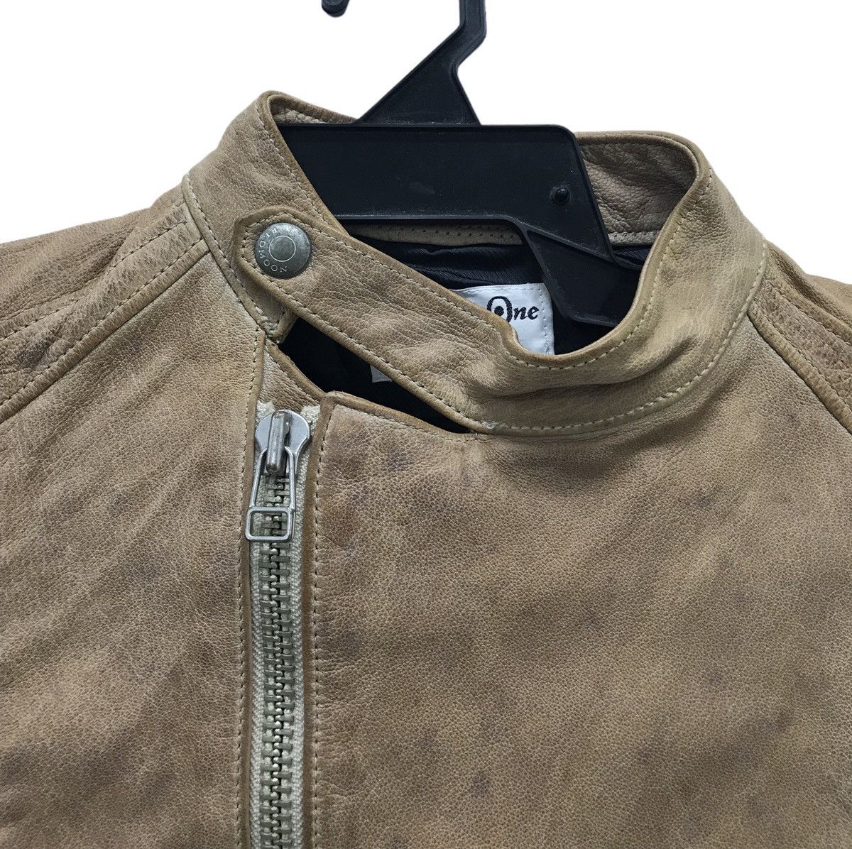 Japanese Brand NUMBER ONE LEATHER JACKET Size US S / EU 44-46 / 1 - 3 Thumbnail