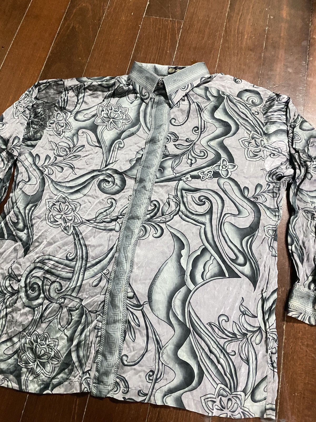 Versace × Versace Jeans Couture × Vintage HOLLY GRAIL VINTAGE VERSACE LUXURY SILK Size US XXL / EU 58 / 5 - 6 Thumbnail