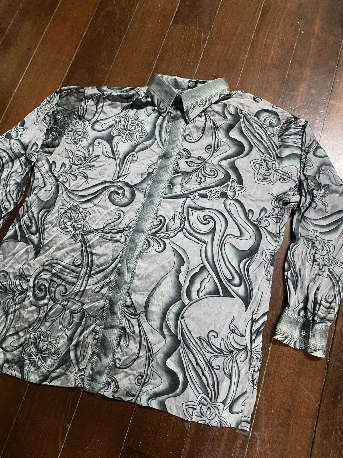 Versace × Versace Jeans Couture × Vintage HOLLY GRAIL VINTAGE VERSACE LUXURY SILK Size US XXL / EU 58 / 5 - 5 Thumbnail