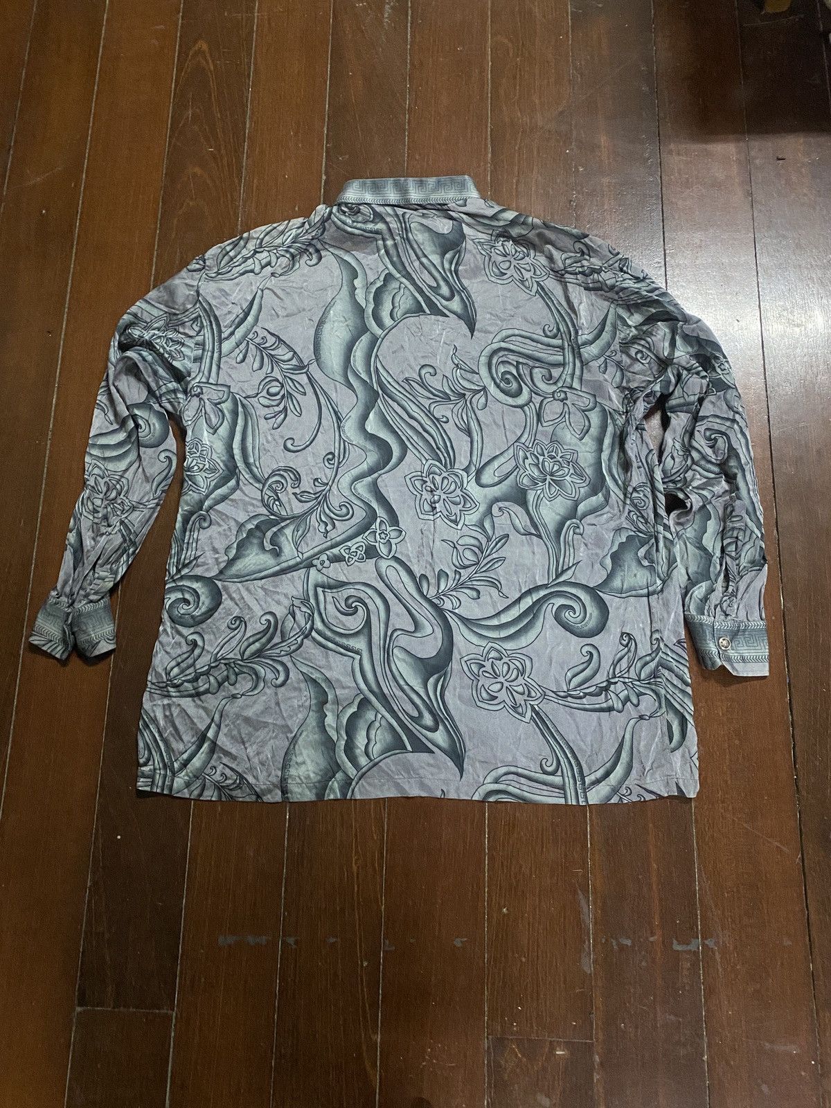 Versace × Versace Jeans Couture × Vintage HOLLY GRAIL VINTAGE VERSACE LUXURY SILK Size US XXL / EU 58 / 5 - 2 Thumbnail