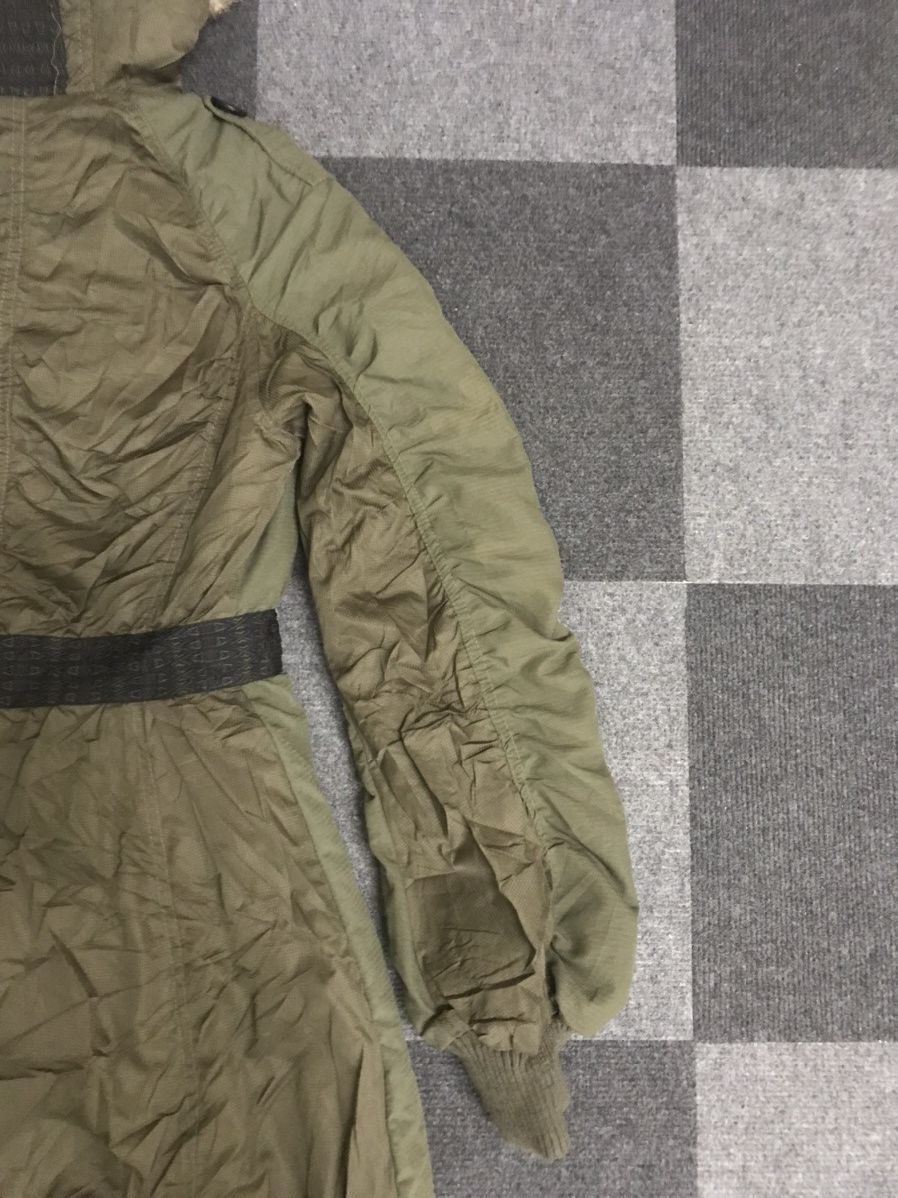Designer PAR7 DIESEL Italy Very Rare Archival Two Tone Military Parka Size XS / US 0-2 / IT 36-38 - 13 Thumbnail