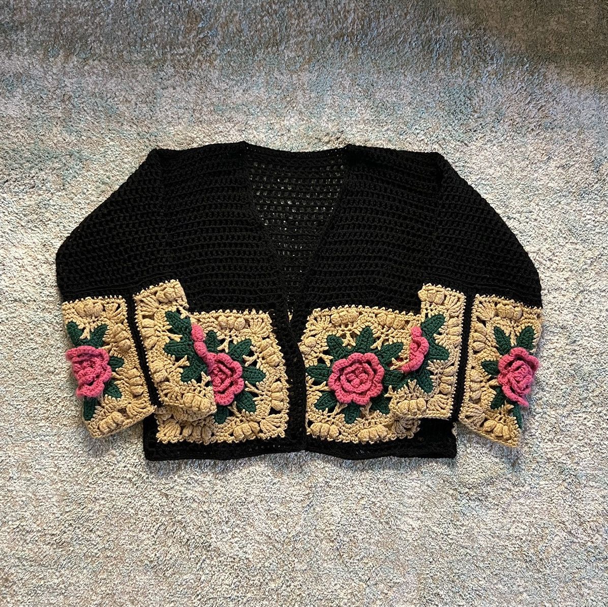 1of1 hand knit cardigan