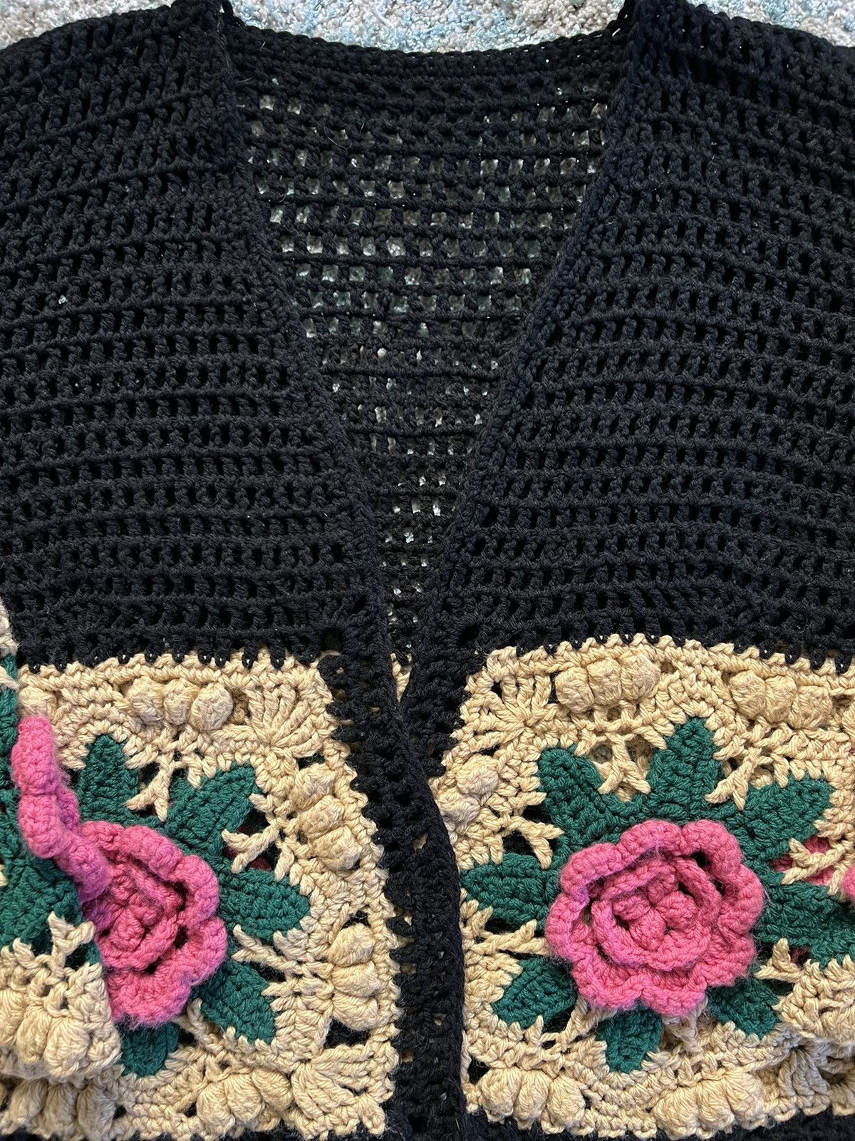 1of1 hand knit cardigan