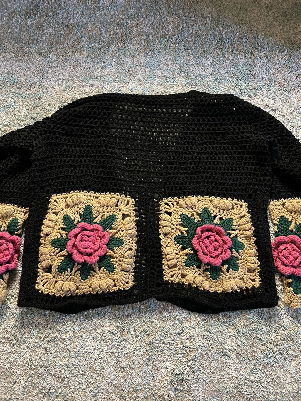 1of1 hand knit cardigan