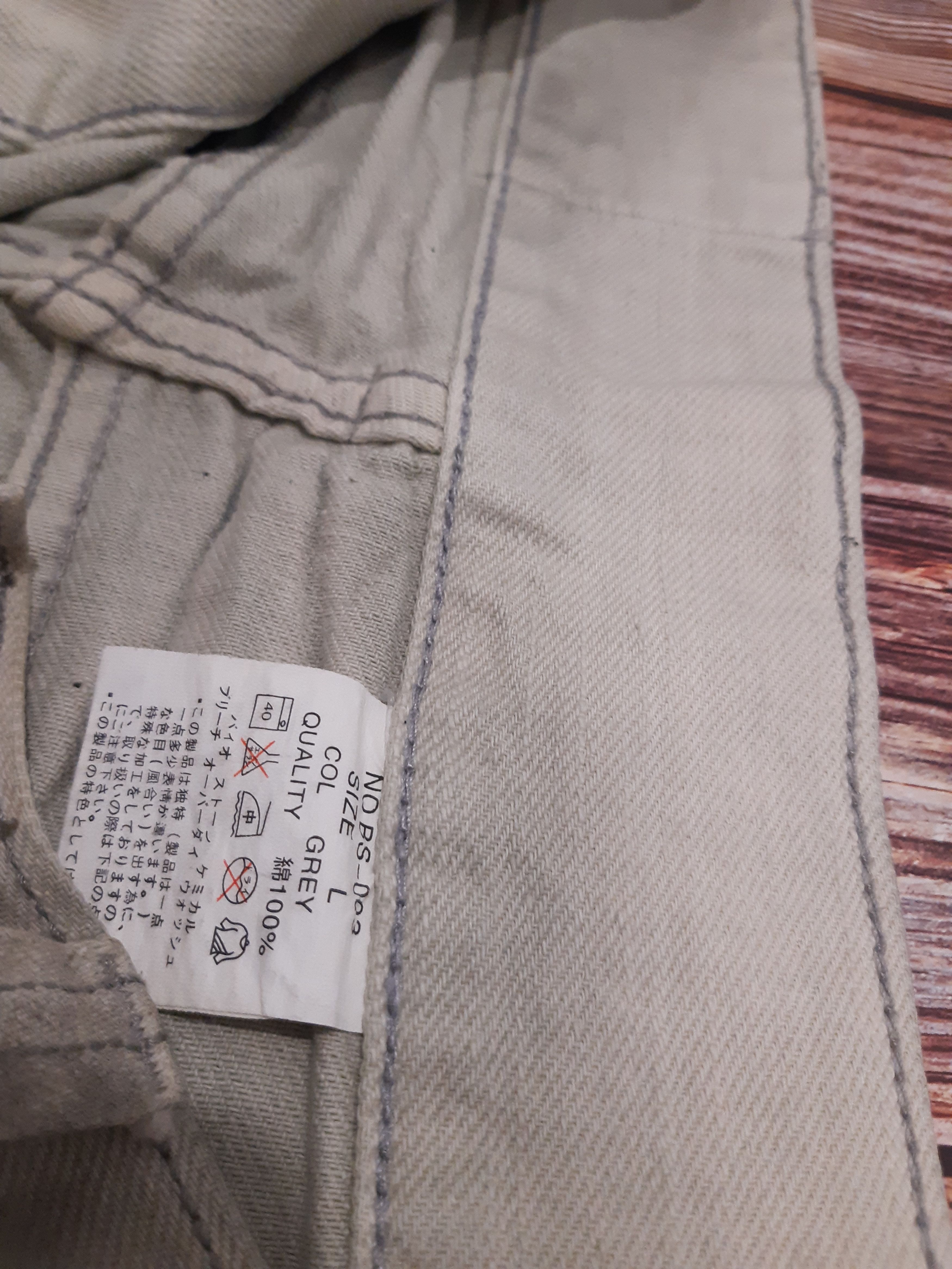 Japanese Brand × Vintage Bootcut Japanese Jeans Beast Skull Button Size US 32 / EU 48 - 7 Thumbnail