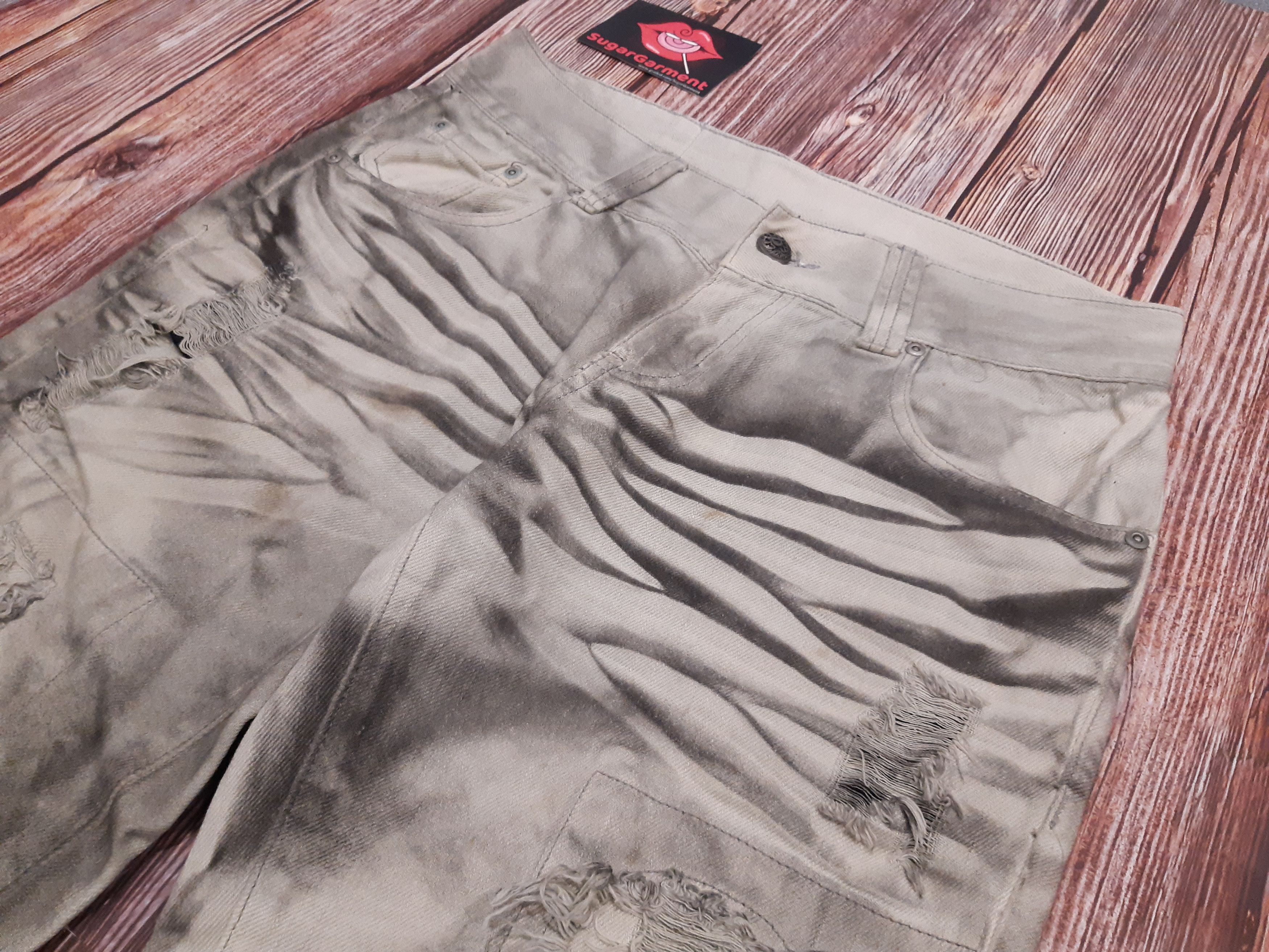 Japanese Brand × Vintage Bootcut Japanese Jeans Beast Skull Button Size US 32 / EU 48 - 6 Thumbnail