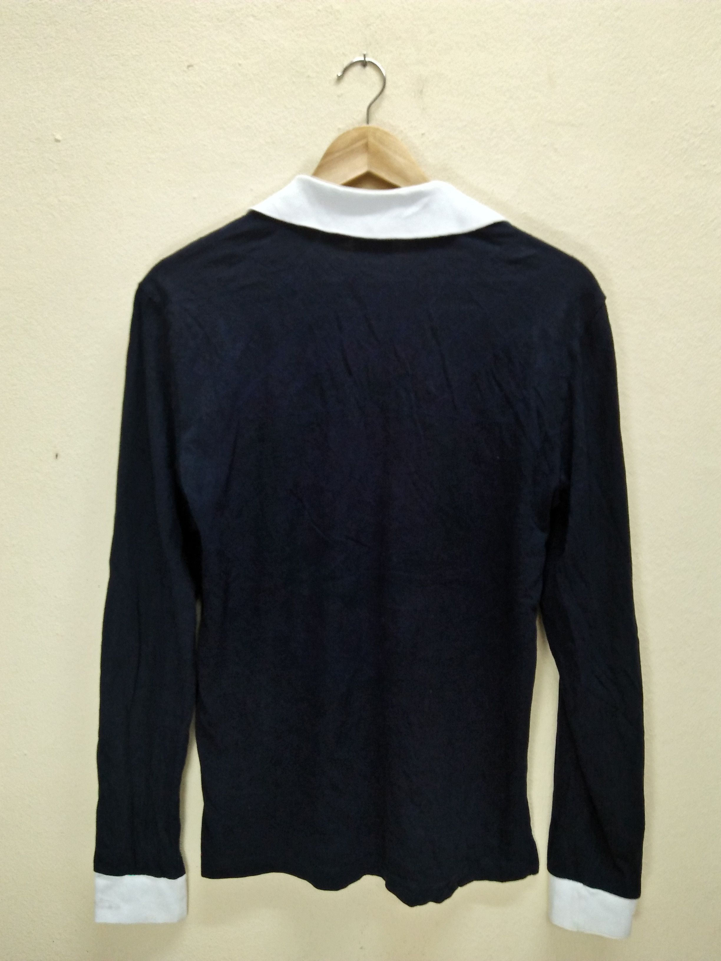 Armani × Armani Exchange × Giorgio Armani AX ARMANI EXCHANGE Logo Patches Long Sleeve Polo. Size US S / EU 44-46 / 1 - 2 Thumbnail