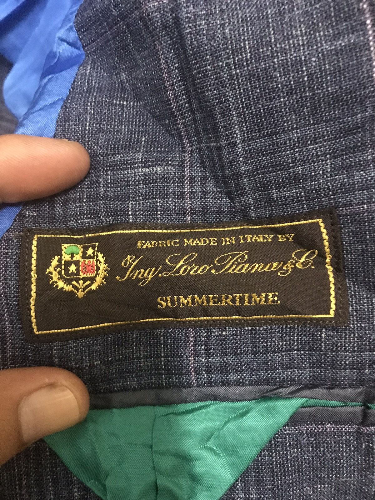 Loro Piana × Paul Smith J55 Luxury Italian Loro Piana X Paul Smith Summertime Blazer Size M / US 6-8 / IT 42-44 - 3 Thumbnail