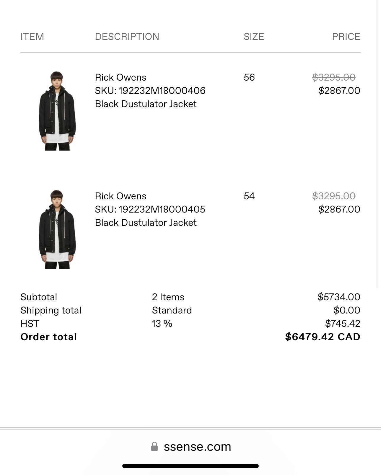 Rick Owens Black Dustulator Jacket - Lambskin Trim Size US L / EU 52-54 / 3 - 18 Thumbnail