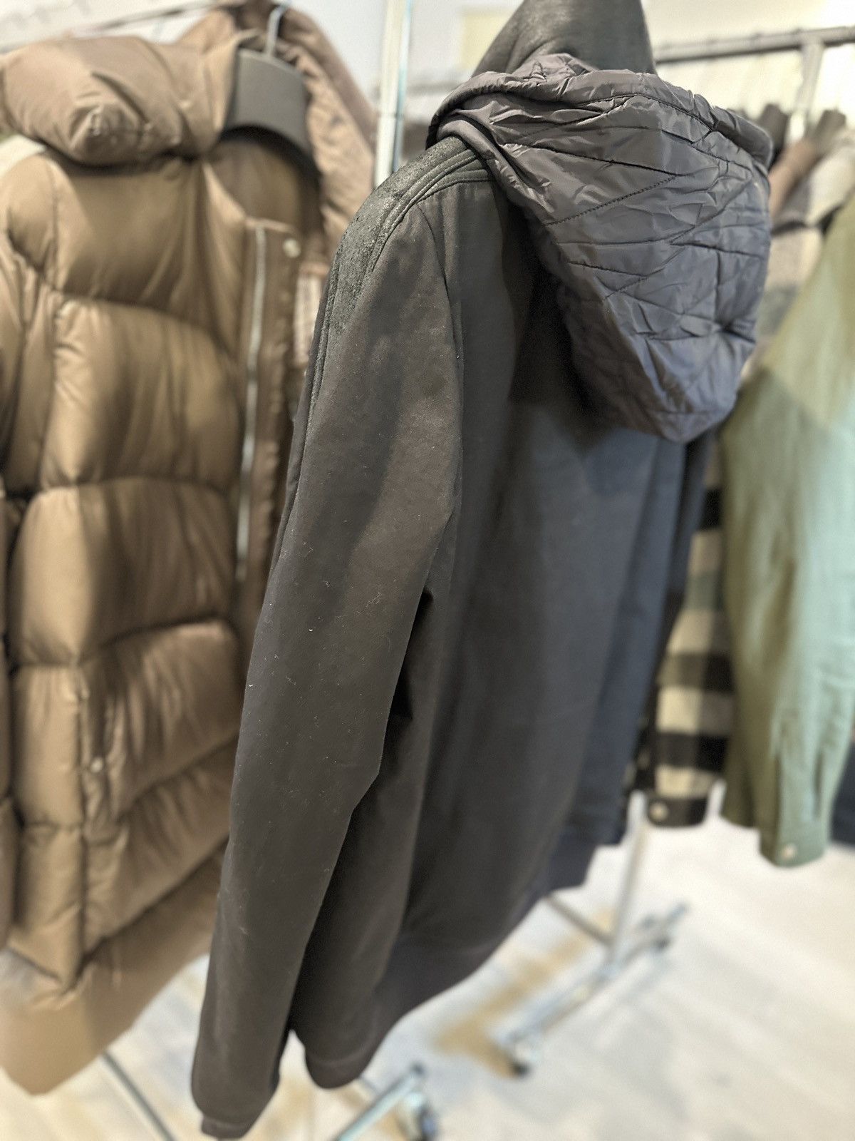 Rick Owens Black Dustulator Jacket - Lambskin Trim Size US L / EU 52-54 / 3 - 4 Thumbnail