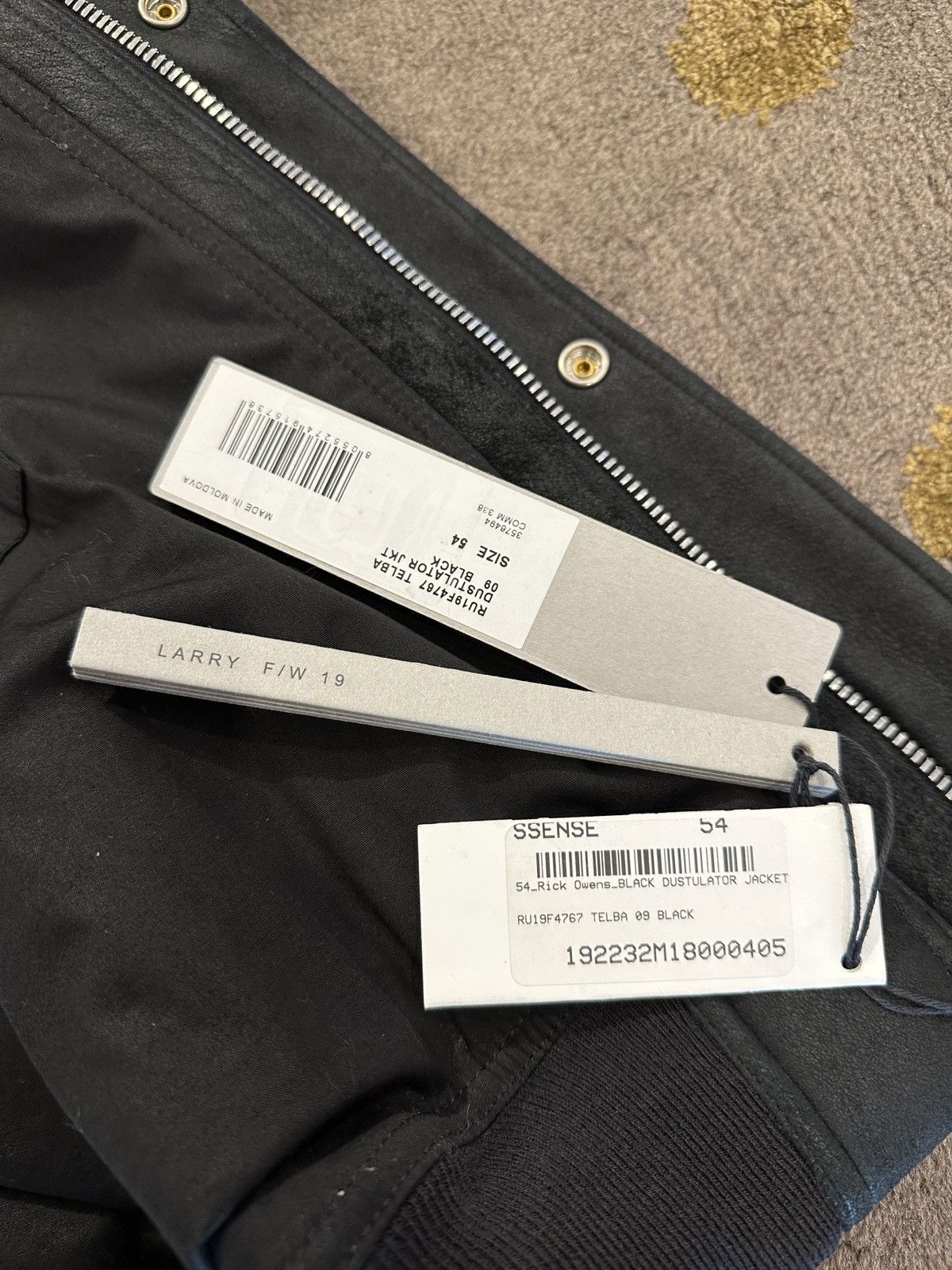 Rick Owens Black Dustulator Jacket - Lambskin Trim Size US L / EU 52-54 / 3 - 16 Thumbnail