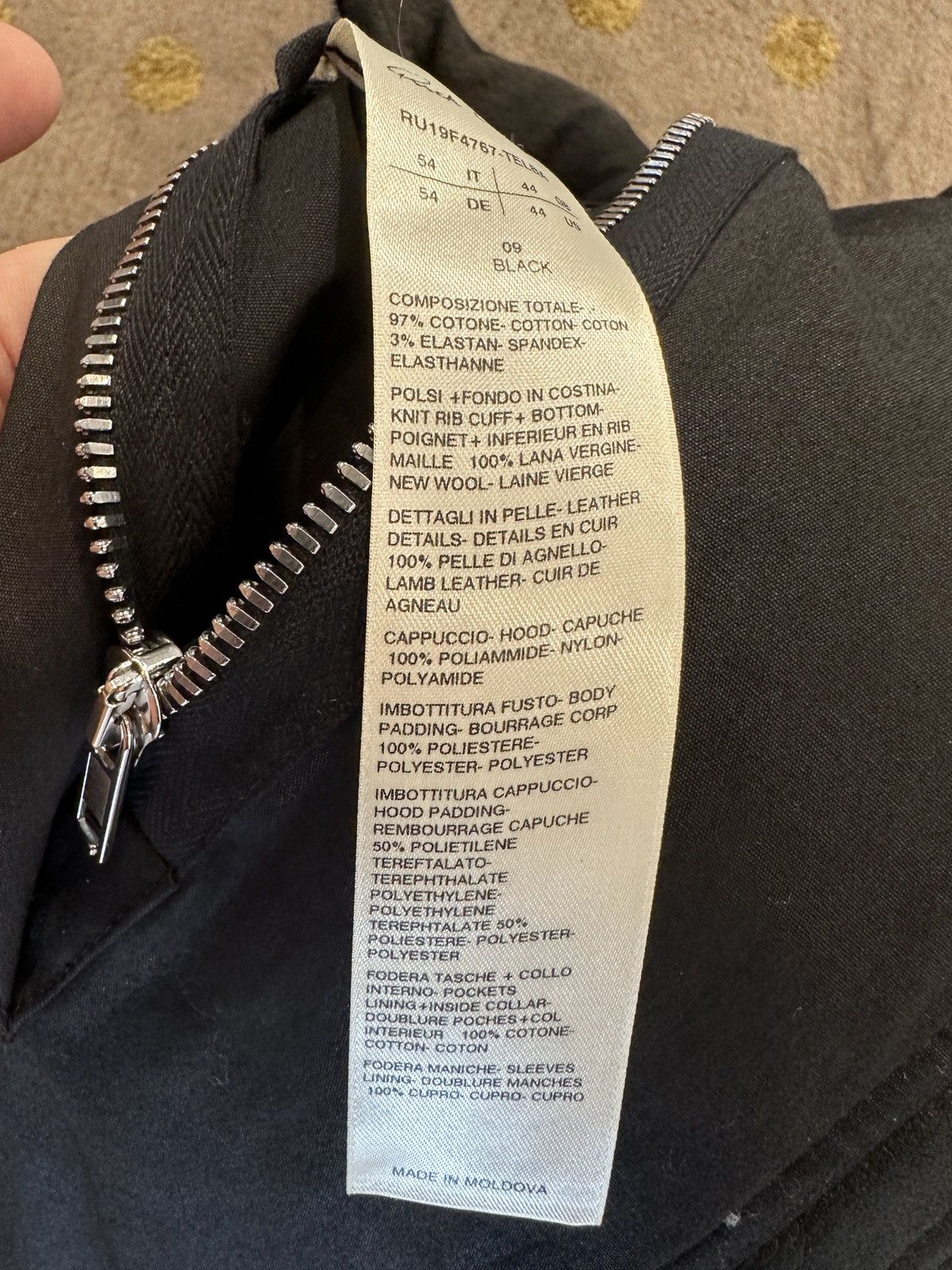 Rick Owens Black Dustulator Jacket - Lambskin Trim Size US L / EU 52-54 / 3 - 17 Thumbnail