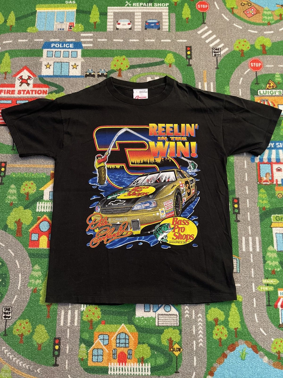 Vintage 1998 NASCAR Dale Earnhardt Bass Pro Shops size L