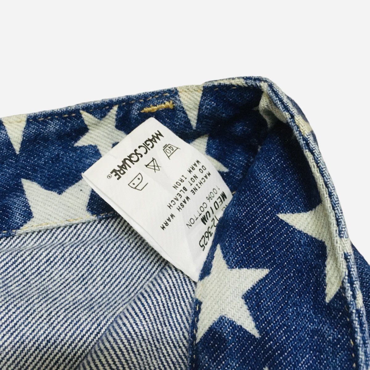 If Six Was Nine Rare Vintage Japanese Brand Magic Square Flared Jeans 1990s Size US 27 - 8 Thumbnail