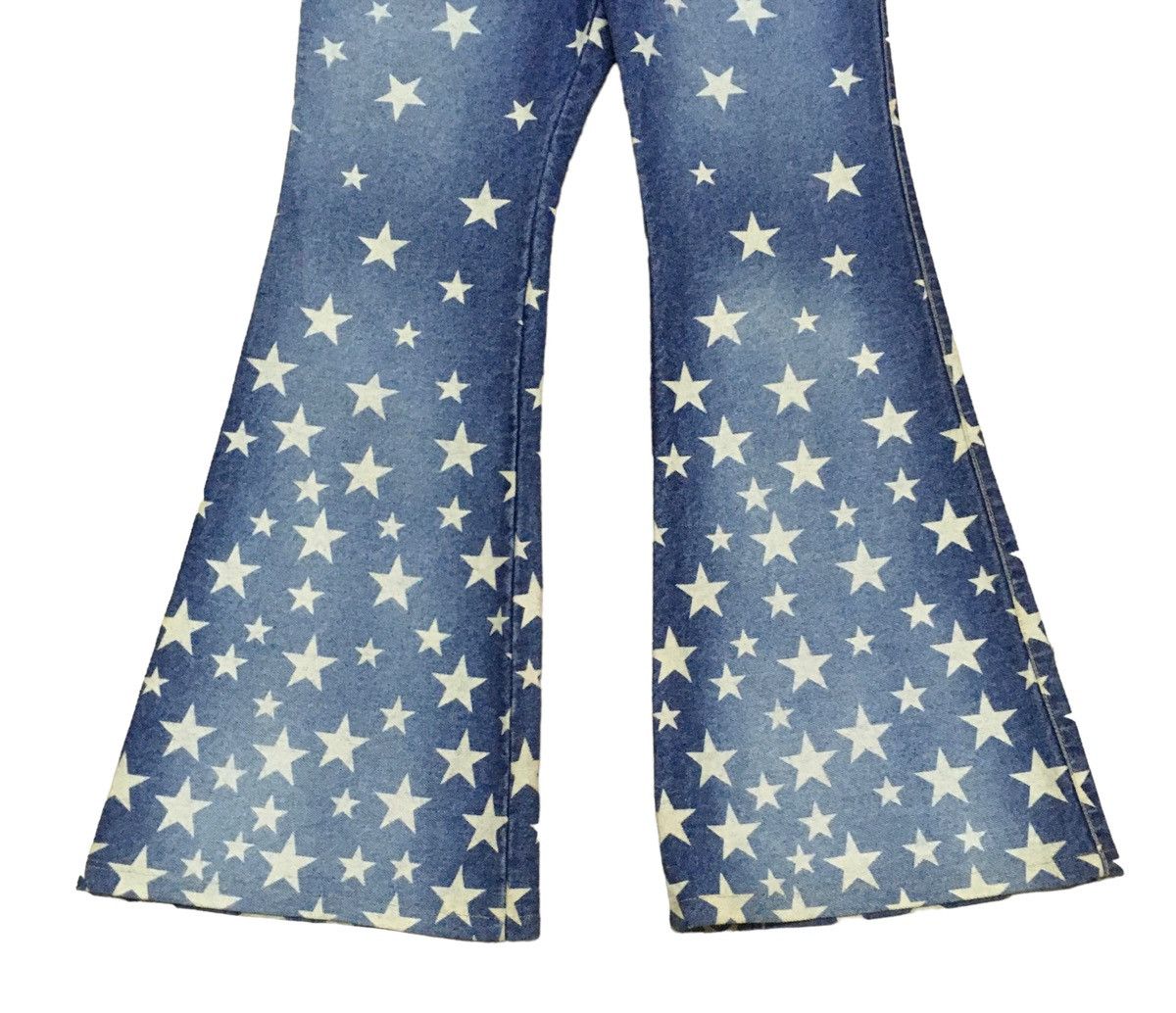 If Six Was Nine Rare Vintage Japanese Brand Magic Square Flared Jeans 1990s Size US 27 - 6 Thumbnail