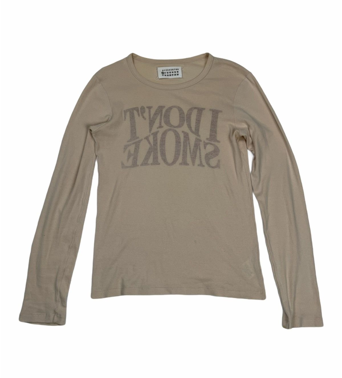 Maison Margiela I Dont Smoke Long Sleeve | Grailed