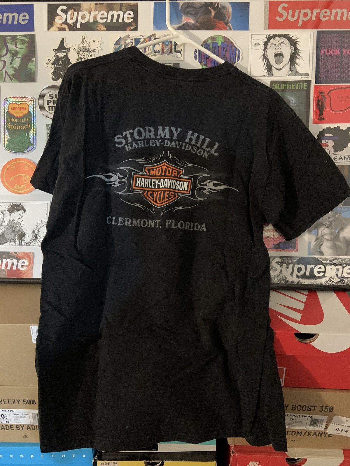 Hanes Harley Davidson Clermont, Florida Tee Size US L / EU 52-54 / 3 - 2 Thumbnail