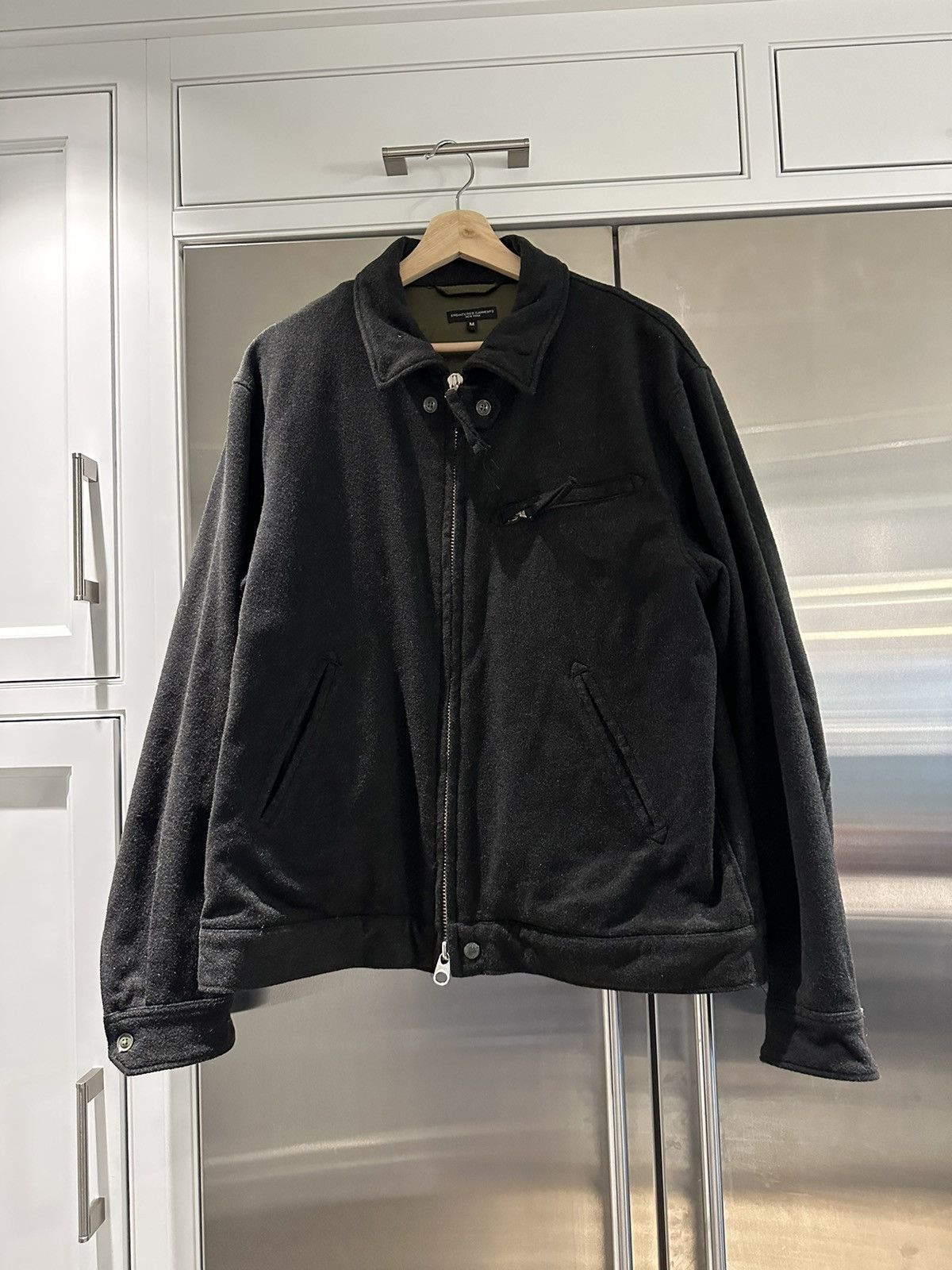 Engineered Garments Driver’s Jacket - Olive Wool | Grailed