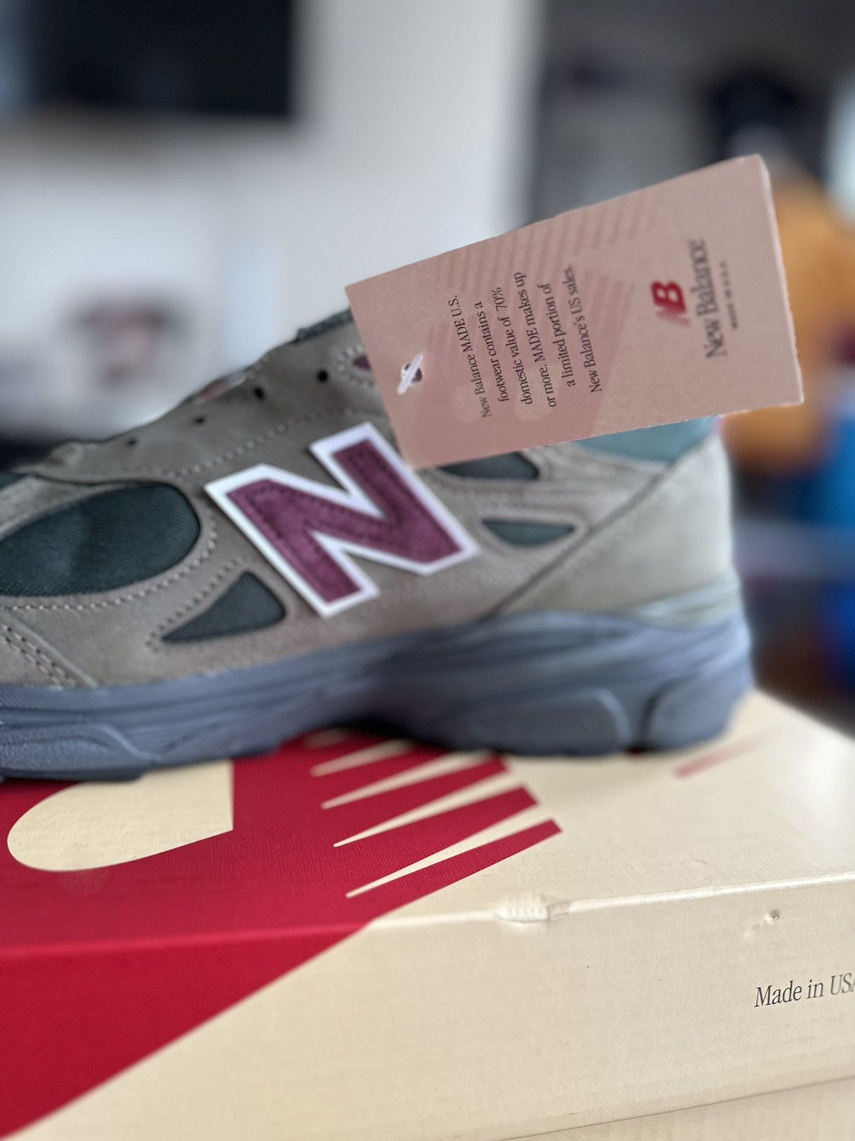 Aime Leon Dore × New Balance New Balance 990v3 Made in USA Teddy Santis 12/22 Size US 8.5 / EU 41-42 - 5 Thumbnail