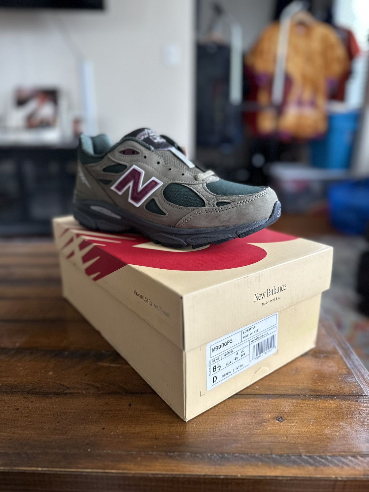 Aime Leon Dore × New Balance New Balance 990v3 Made in USA Teddy Santis 12/22 Size US 8.5 / EU 41-42 - 1 Thumbnail