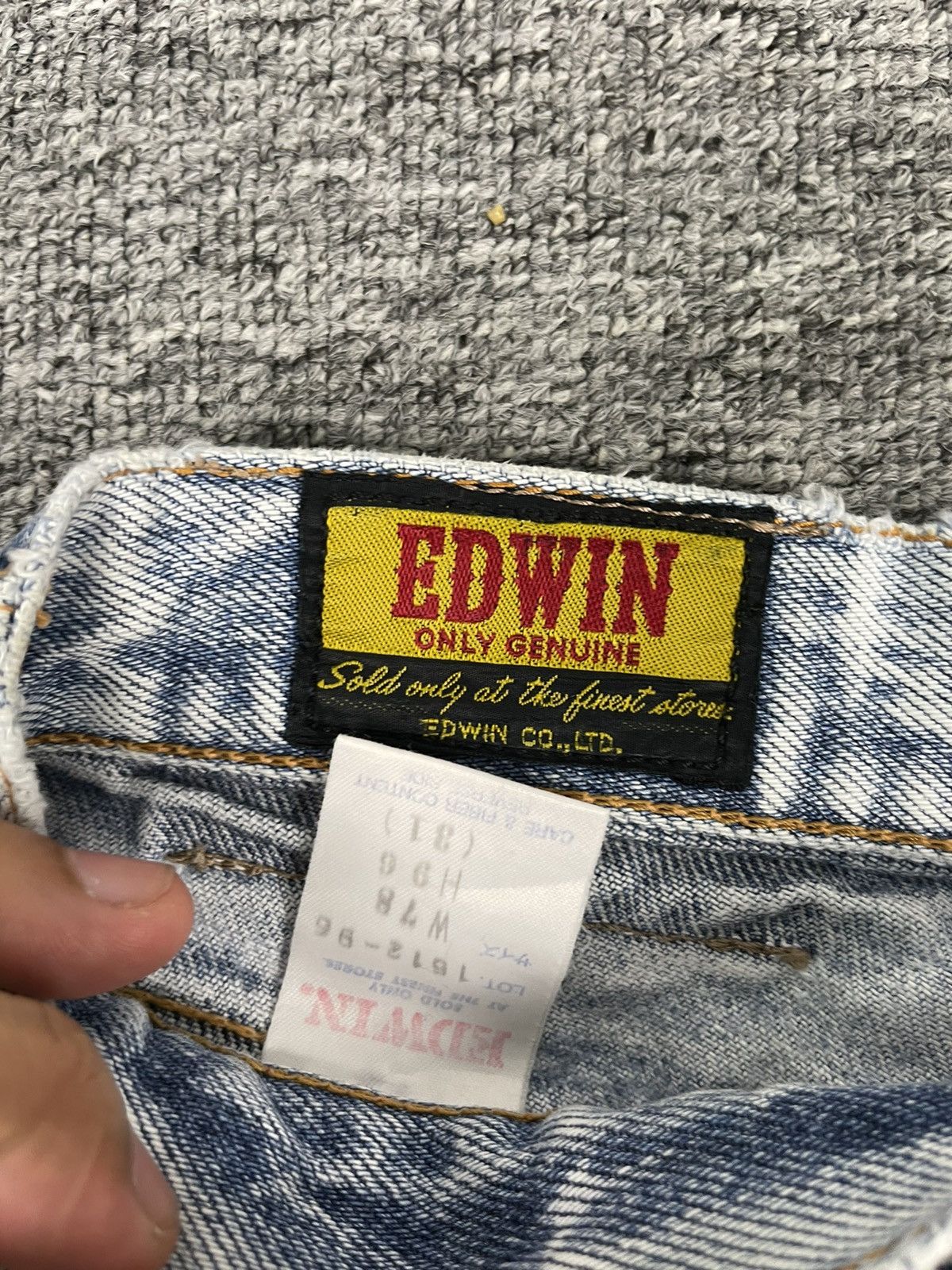 Edwin Vintage Edwin Acid Wash Jeans Denim Size US 30 / EU 46 - 3 Thumbnail
