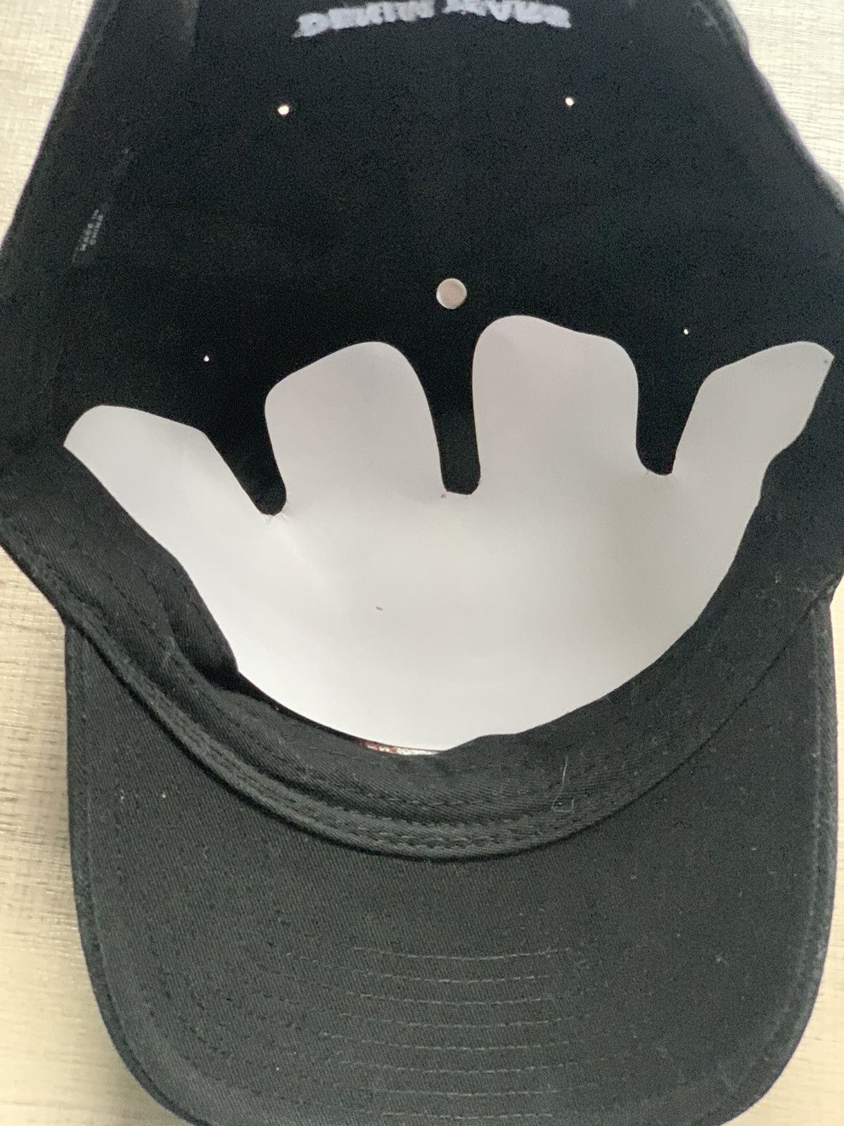 DENIM TEARS Denim tears black Jesus hat | Grailed