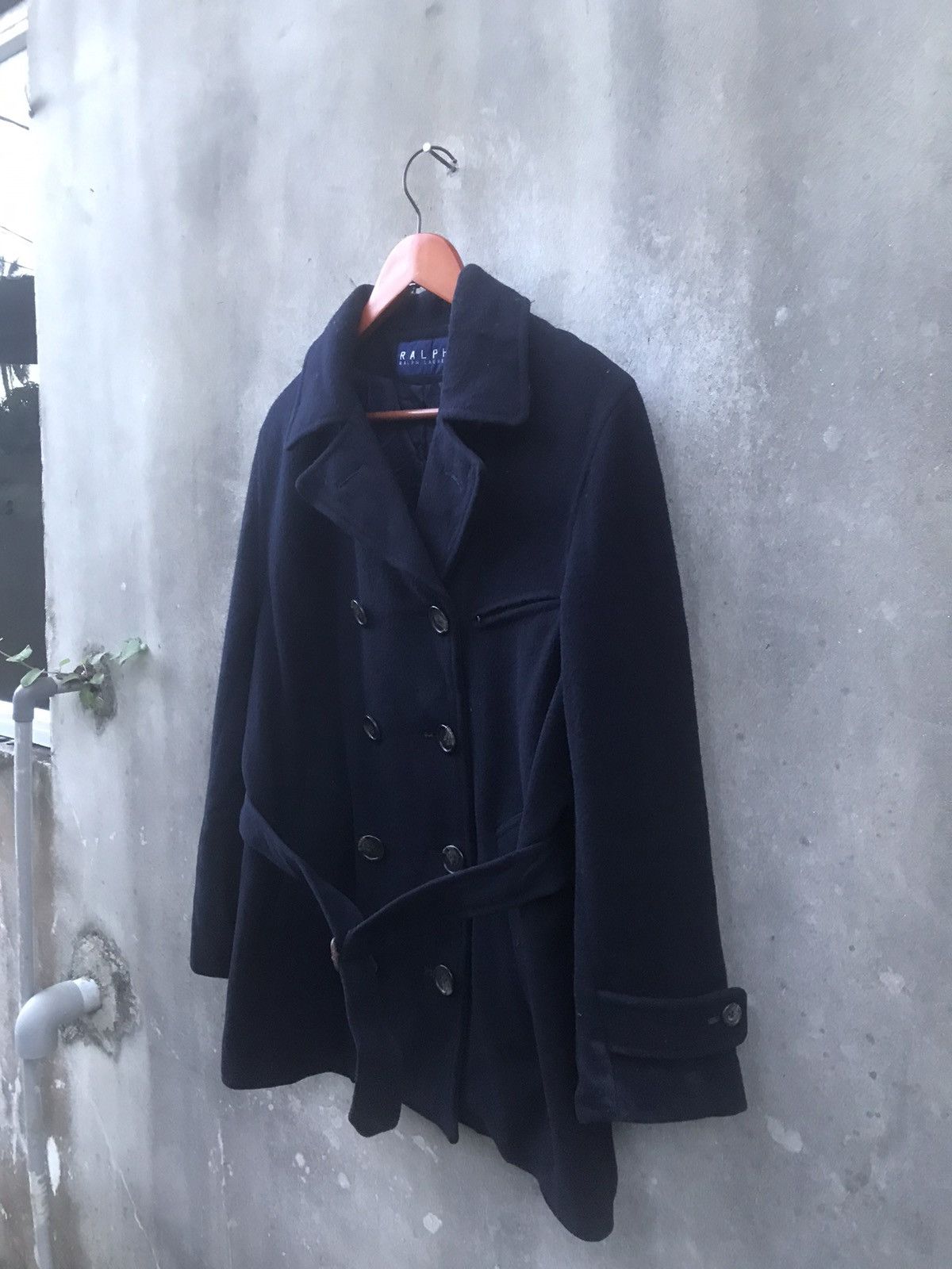 Polo Ralph Lauren × RRL Ralph Lauren × Ralph Lauren 🔥Rare🔥Vtg Ralph Lauren Double Breasted Wool Coat Size US M / EU 48-50 / 2 - 5 Thumbnail