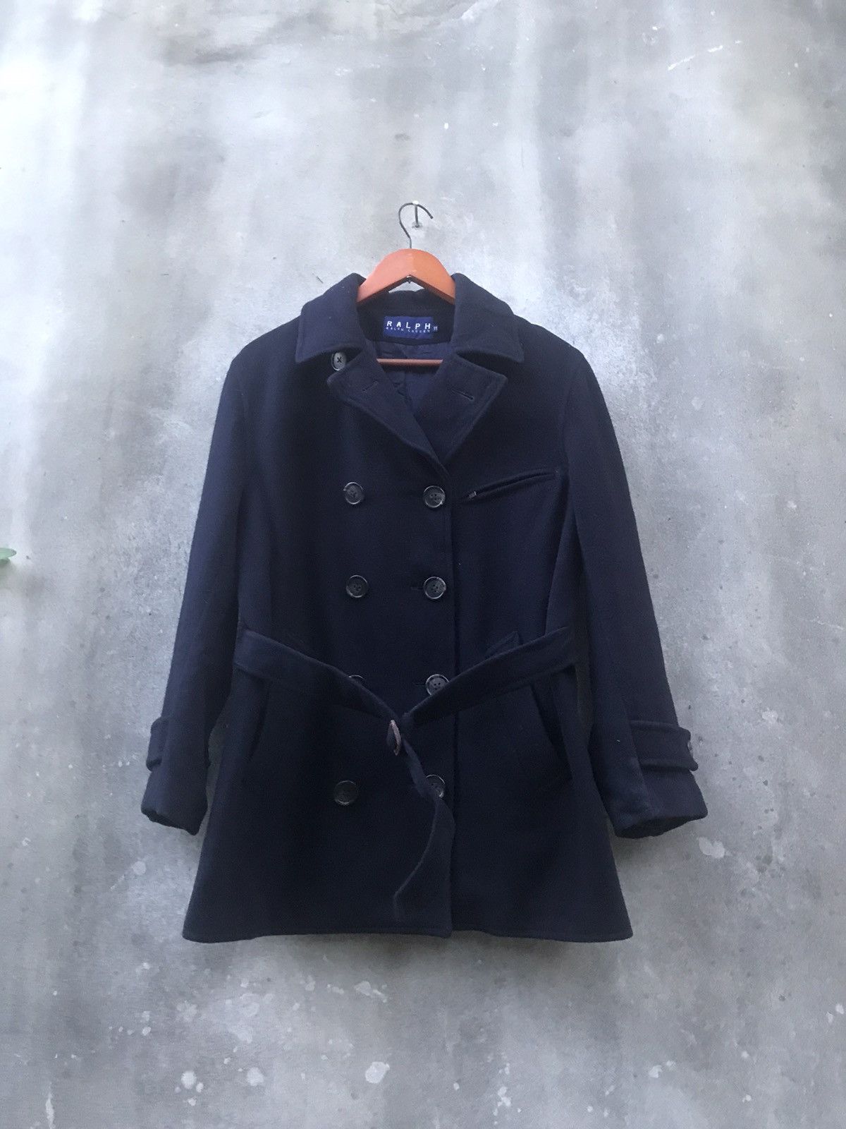 Polo Ralph Lauren × RRL Ralph Lauren × Ralph Lauren 🔥Rare🔥Vtg Ralph Lauren Double Breasted Wool Coat Size US M / EU 48-50 / 2 - 4 Thumbnail