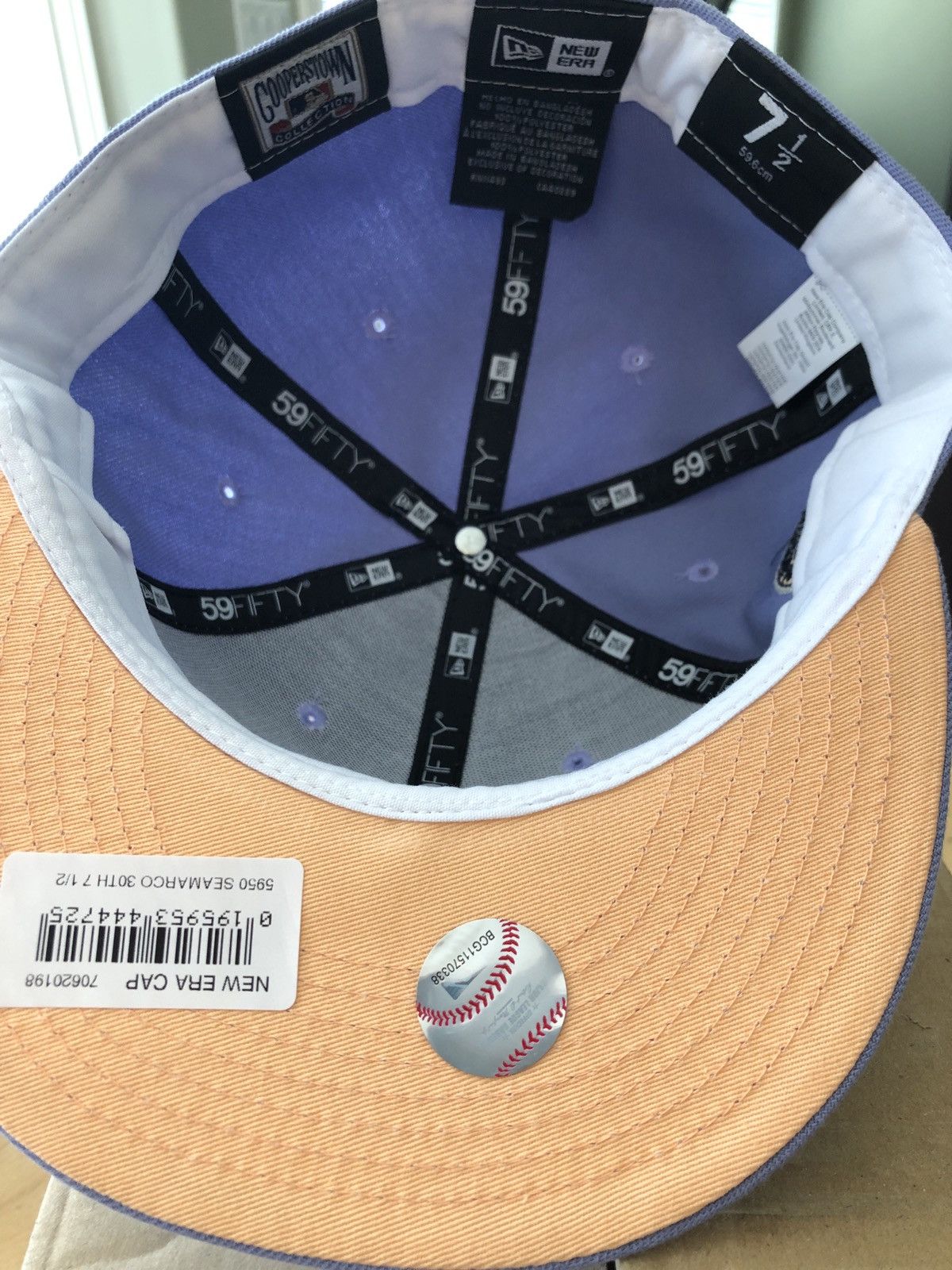 Topperz 7 1/2 Seattle Mariners Lavender Size ONE SIZE - 6 Thumbnail