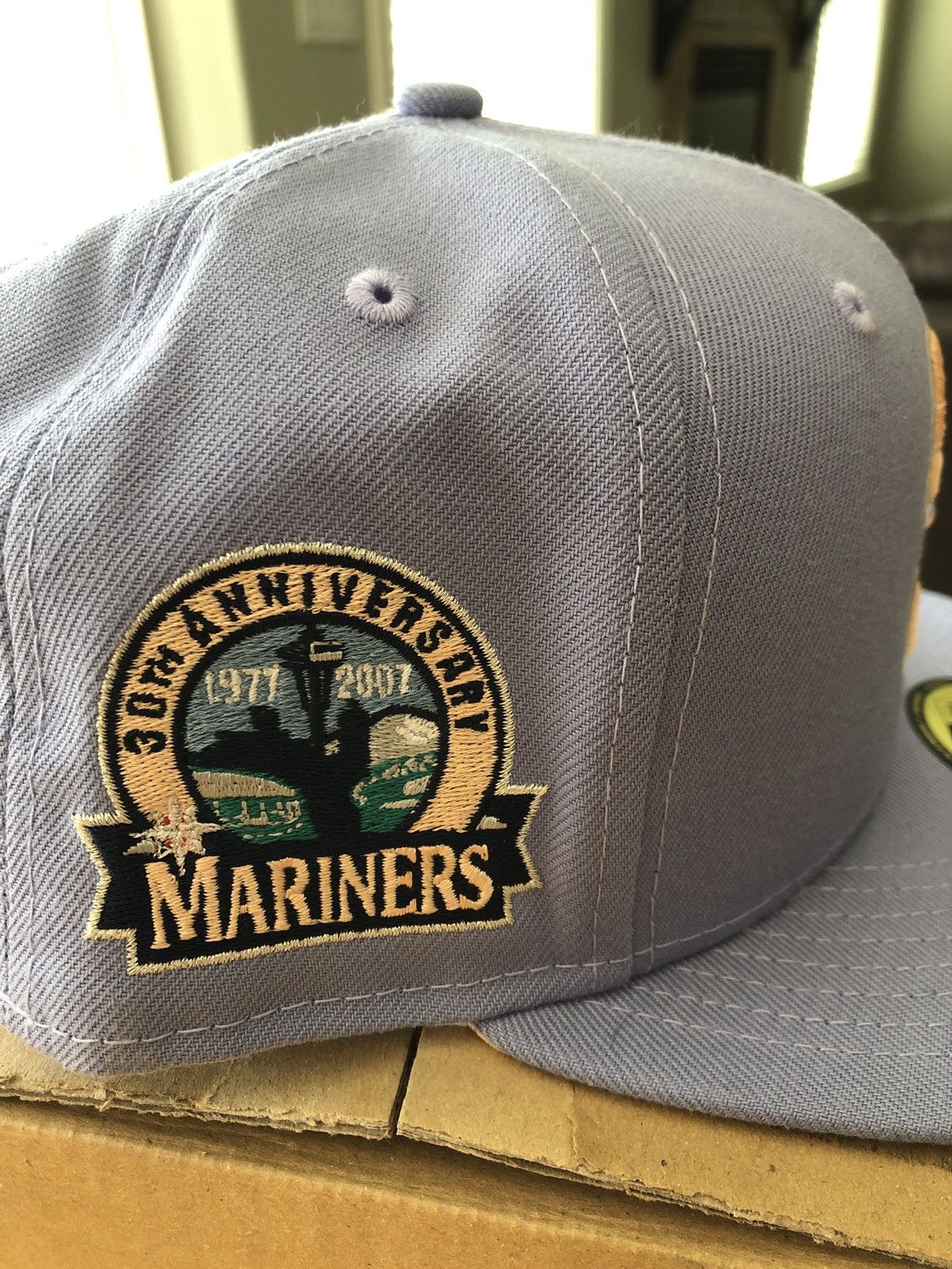 Topperz 7 1/2 Seattle Mariners Lavender Size ONE SIZE - 3 Thumbnail