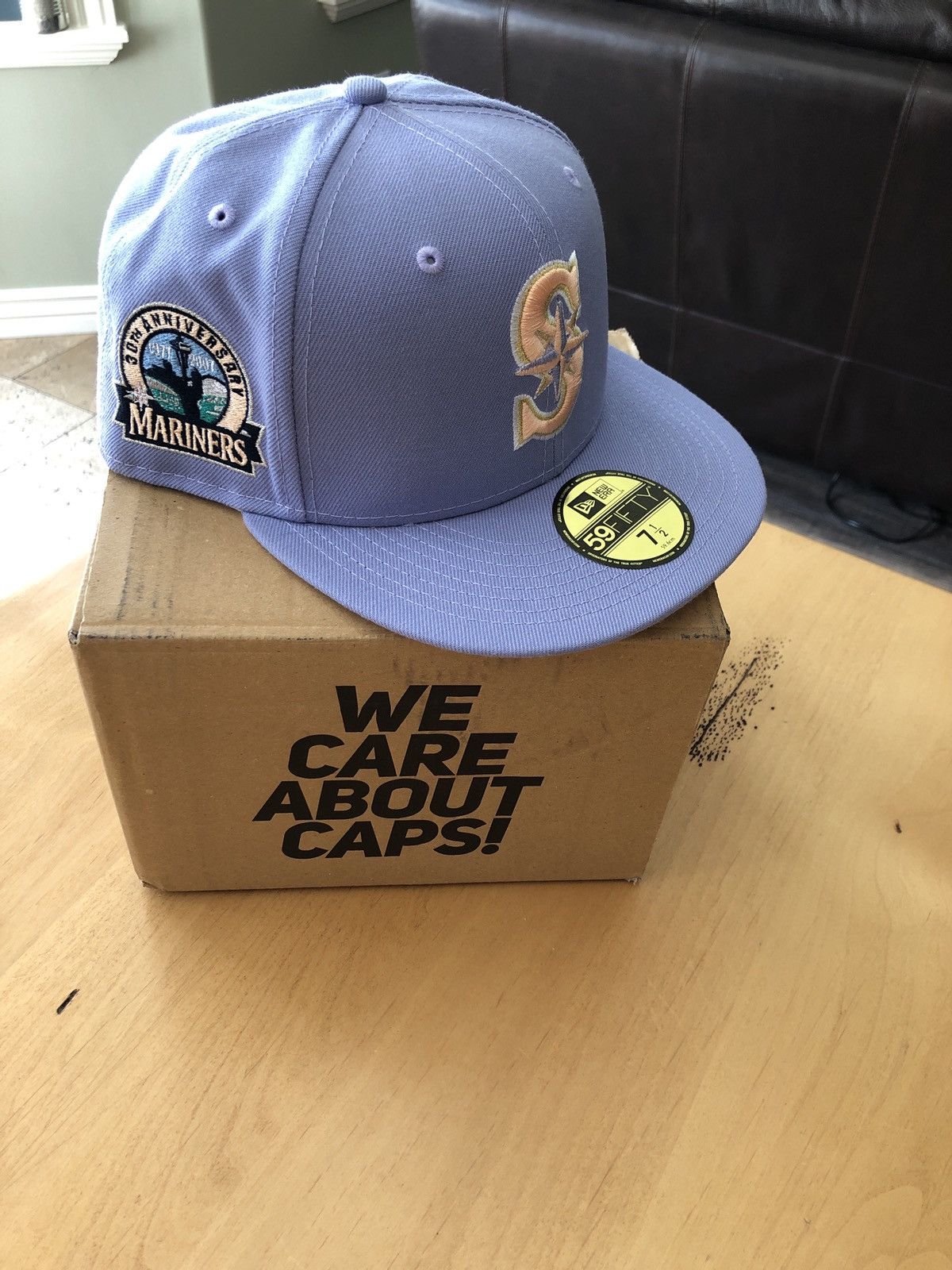 Topperz 7 1/2 Seattle Mariners Lavender Size ONE SIZE - 1 Thumbnail