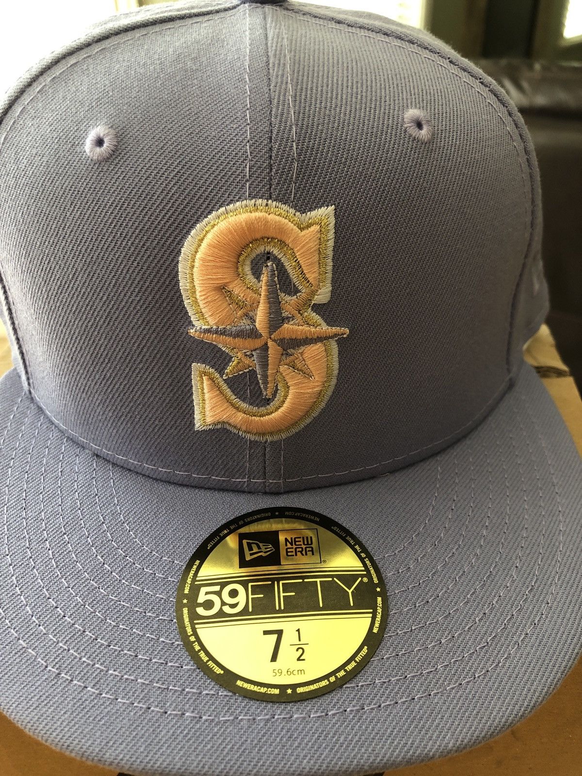 Topperz 7 1/2 Seattle Mariners Lavender Size ONE SIZE - 2 Thumbnail