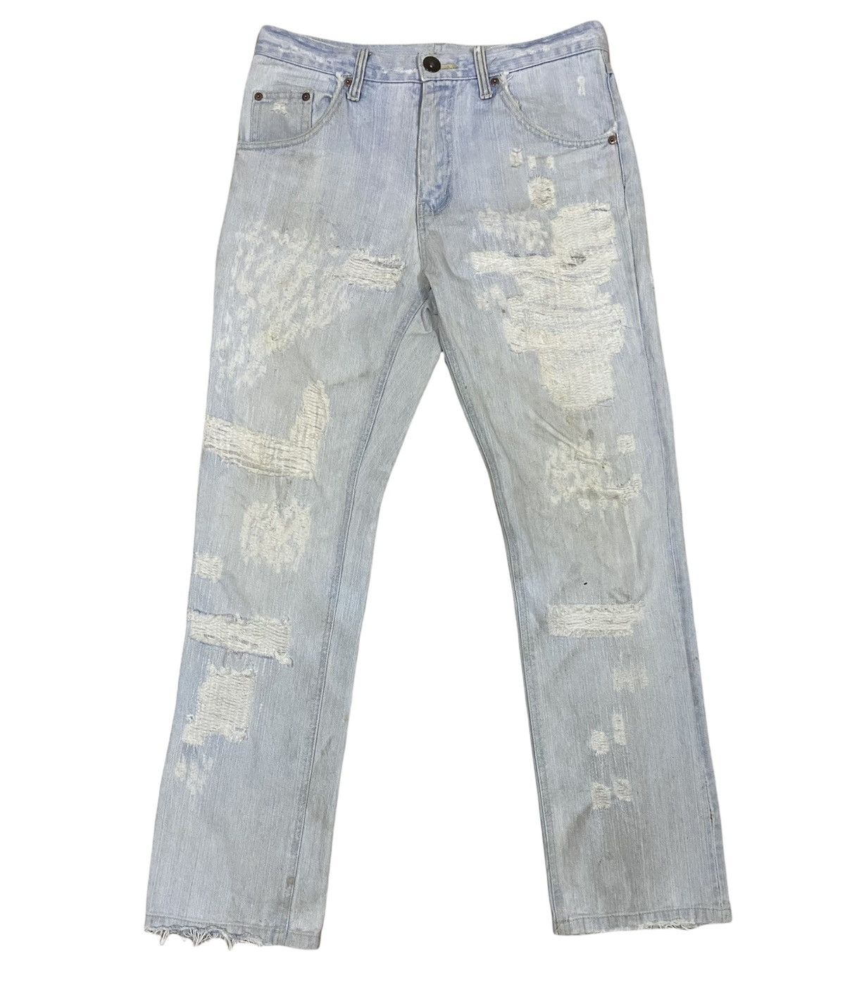 EXHIBITIONIST TTD Distressed Denim x Japanese x Rare