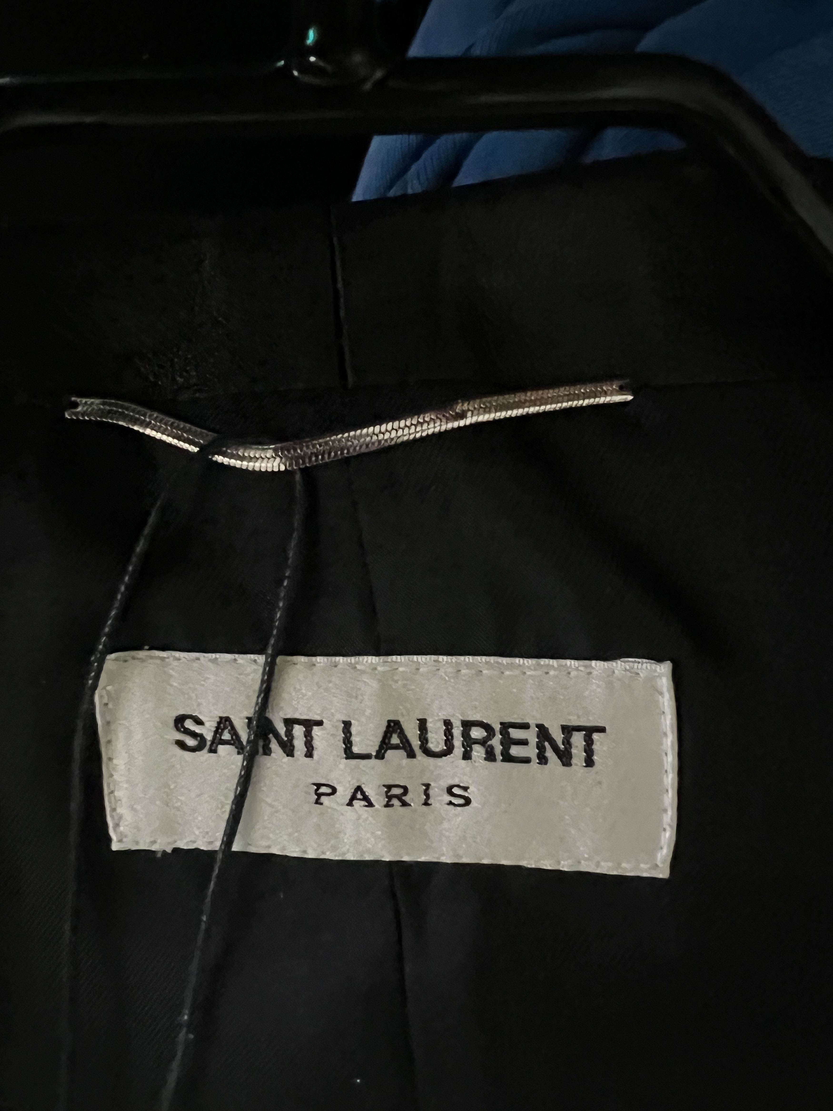 Saint Laurent Paris Saint Laurent Hedi Slimane era leather/silk waistcoat Size US L / EU 52-54 / 3 - 5 Thumbnail