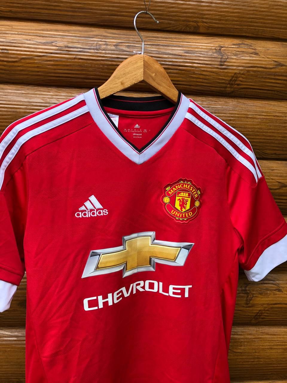Vintage Adidas Mancherter United Home Football Shirt Jersey kids Size US S / EU 44-46 / 1 - 2 Thumbnail