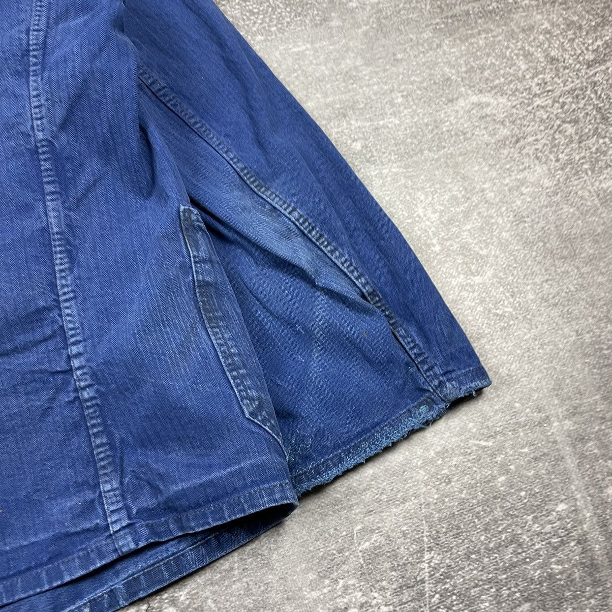 Vintage Vintage 90’s Blue Germany Workers Cotton Jacket Size US L / EU 52-54 / 3 - 15 Thumbnail