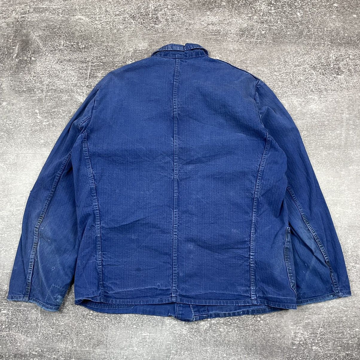 Vintage Vintage 90’s Blue Germany Workers Cotton Jacket Size US L / EU 52-54 / 3 - 11 Thumbnail