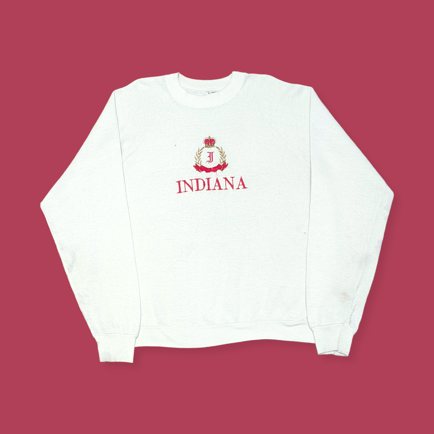 Vintage 80s 90s Indiana Collegiate Distressed Sweatshirt