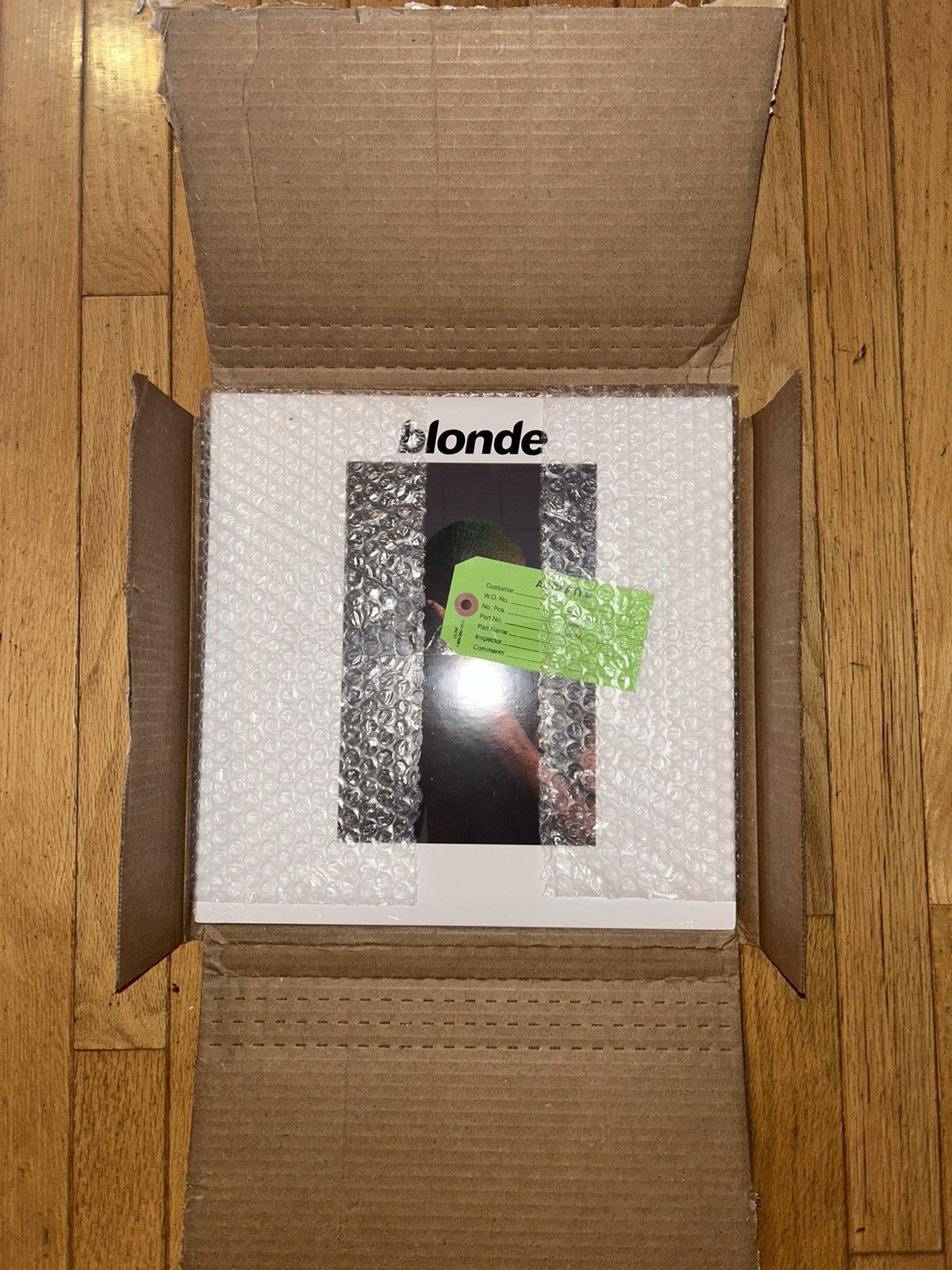 image of In Hand Deadstock Frank Ocean Blonde Vinyl in White, Men's