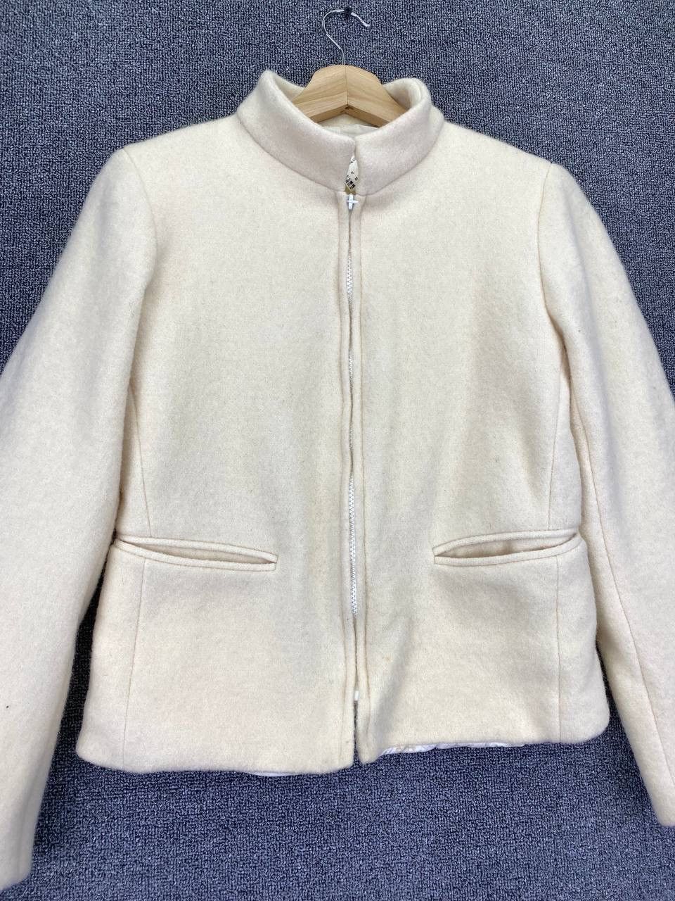 agnes b. Vintage Agnes B Wool Coats Jacket Size S / US 4 / IT 40 - 2 Thumbnail