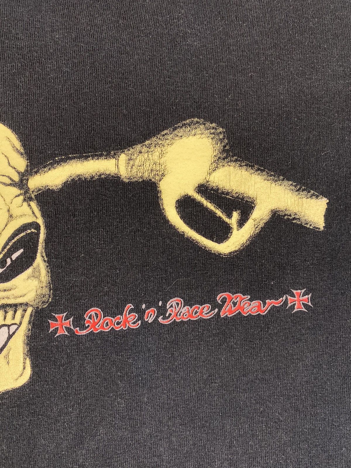 Band Tees Vintage Crazy Rock n Race Scull T Shirt Size XXL Size US XXL / EU 58 / 5 - 7 Thumbnail