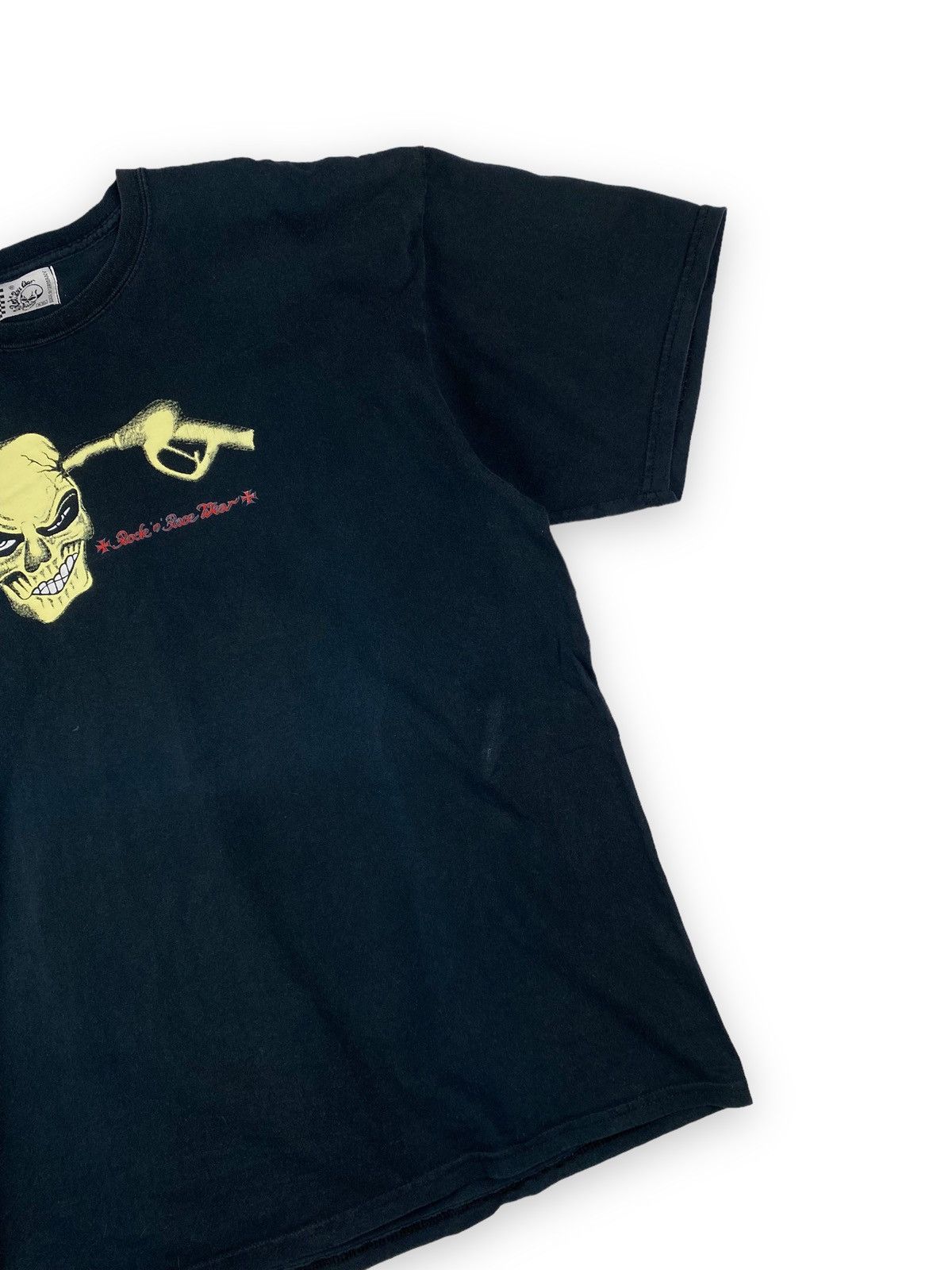 Band Tees Vintage Crazy Rock n Race Scull T Shirt Size XXL Size US XXL / EU 58 / 5 - 4 Thumbnail