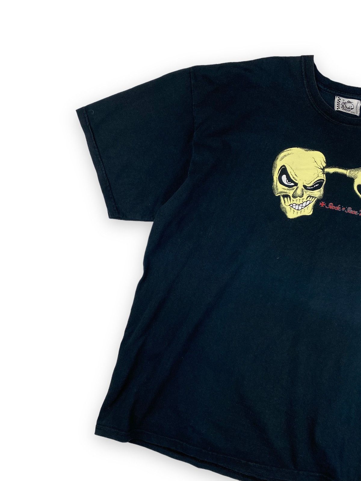 Band Tees Vintage Crazy Rock n Race Scull T Shirt Size XXL Size US XXL / EU 58 / 5 - 3 Thumbnail