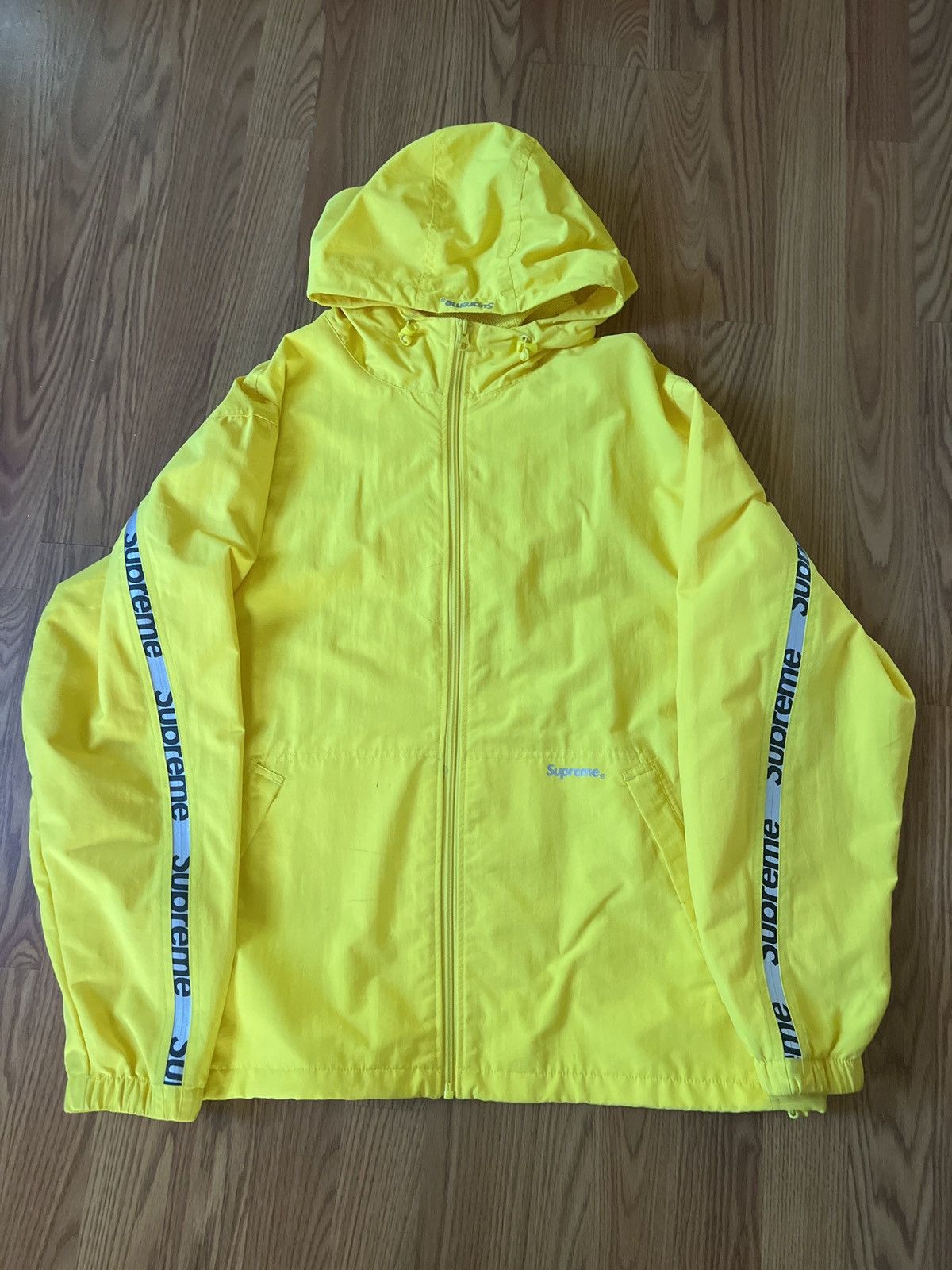 Supreme Supreme reflective zip hooded jacket | Grailed